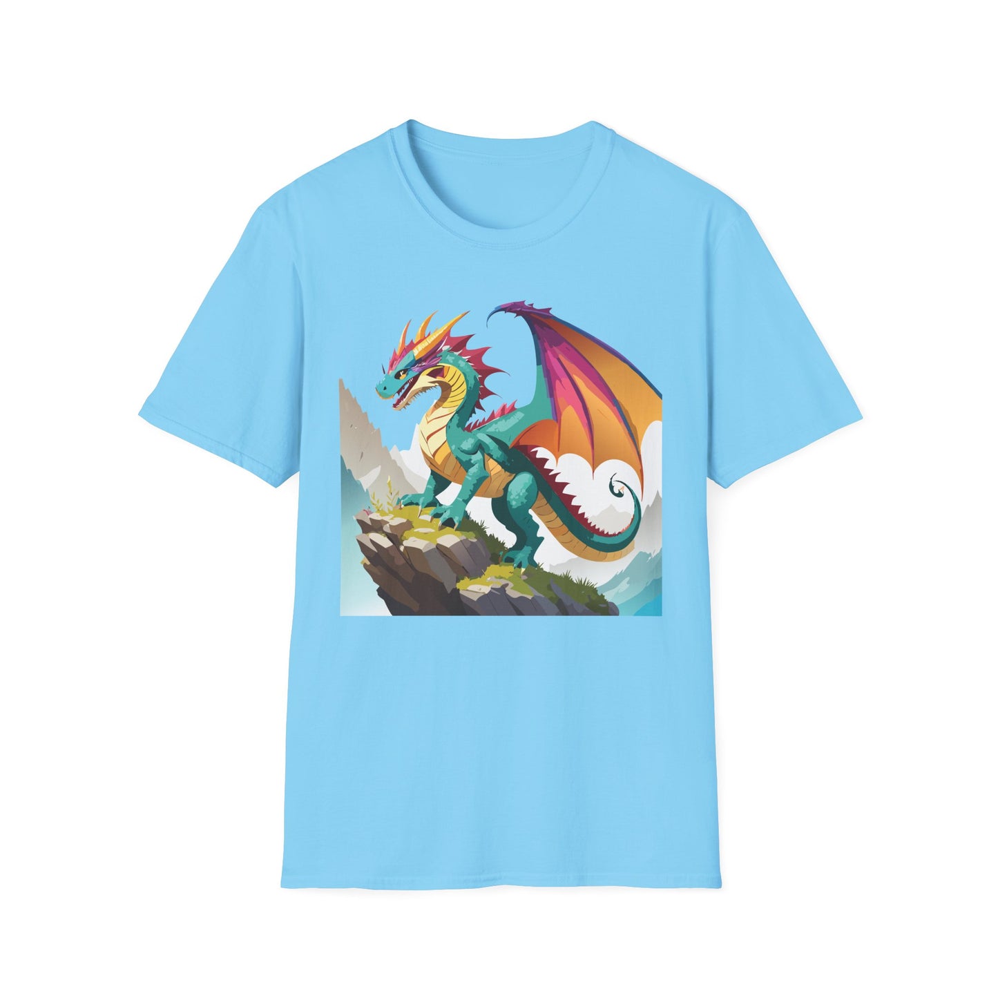 Dragon T Shirt, Dragon Shirt, Shirt with Animals, Animal Shirt