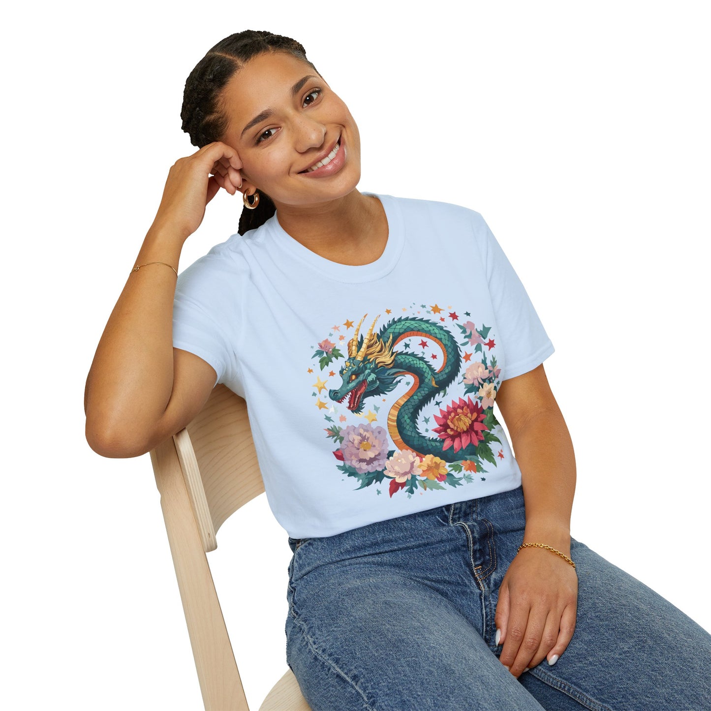 Dragon T Shirt, Dragon Shirt, Shirt with Animals, Animal Shirt
