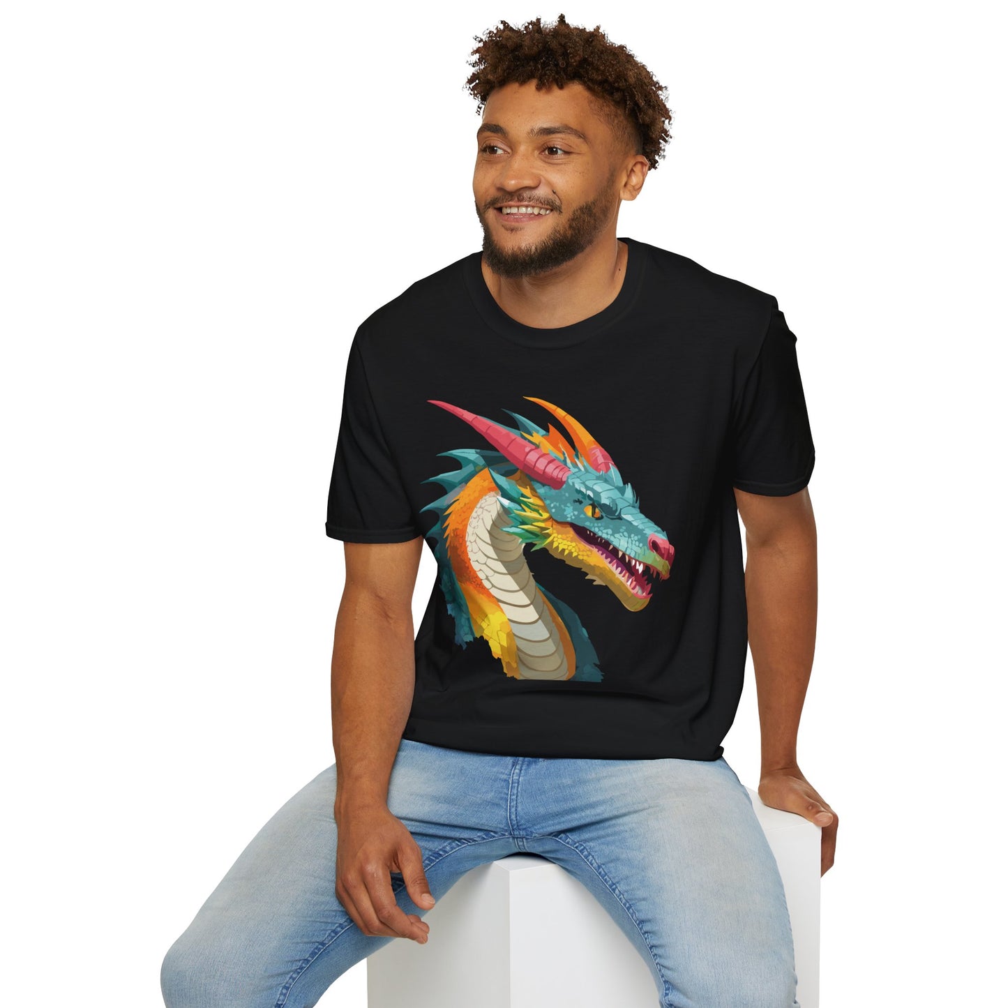 Dragon T Shirt, Dragon Shirt, Shirt with Animals, Animal Shirt