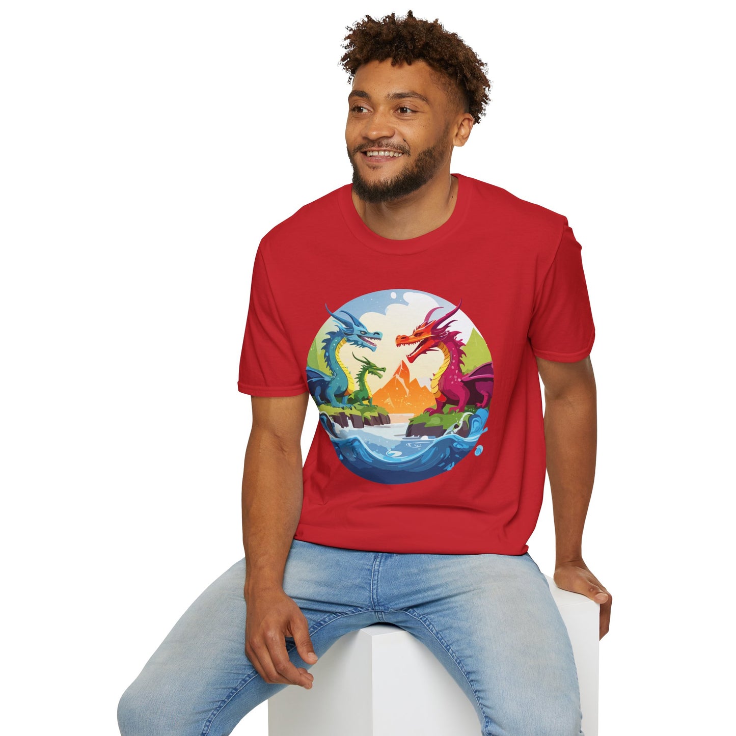 Dragon T Shirt, Dragon Shirt, Shirt with Animals, Animal Shirt