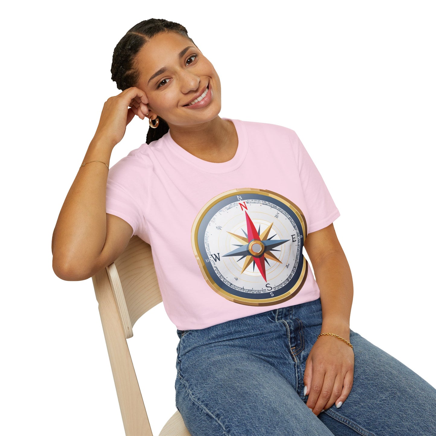 Compass T Shirt, Compass Shirt, Shirt with Compass, Navigator Shirt