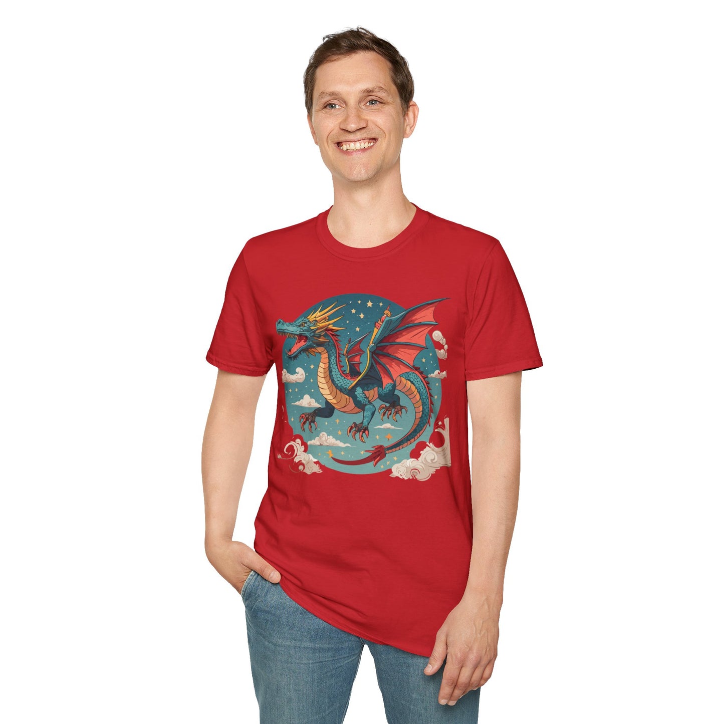 Dragon T Shirt, Dragon Shirt, Shirt with Animals, Animal Shirt