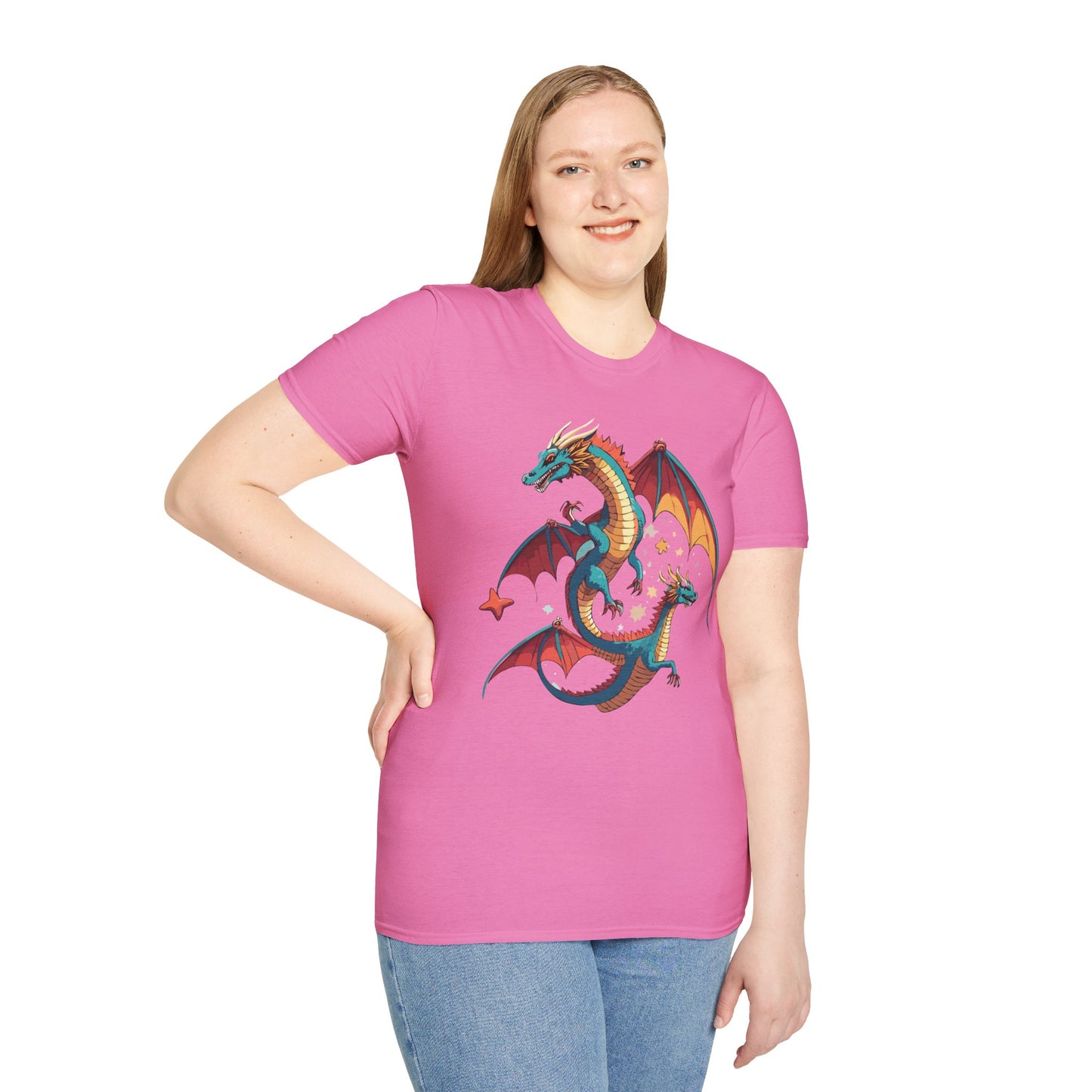 Dragon T Shirt, Dragon Shirt, Shirt with Animals, Animal Shirt