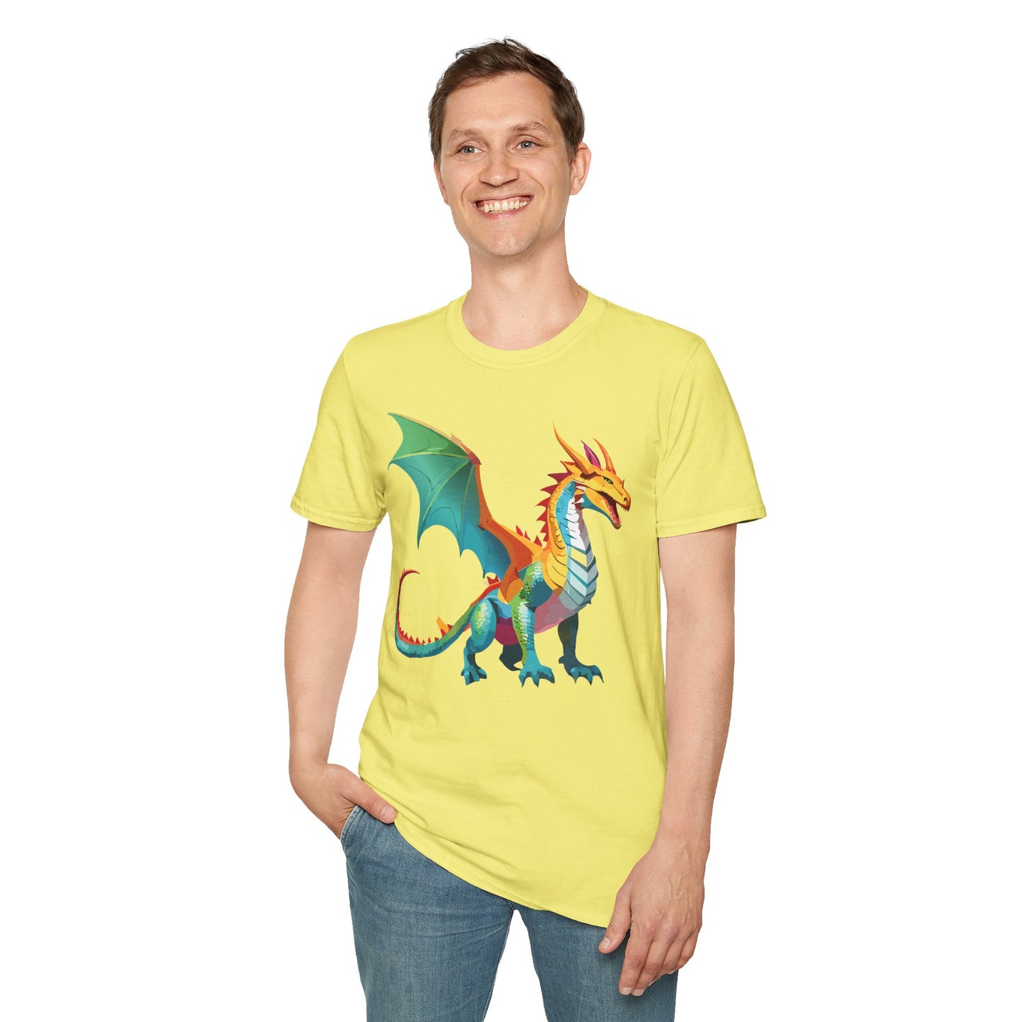 Dragon T Shirt, Dragon Shirt, Shirt with Animals, Animal Shirt