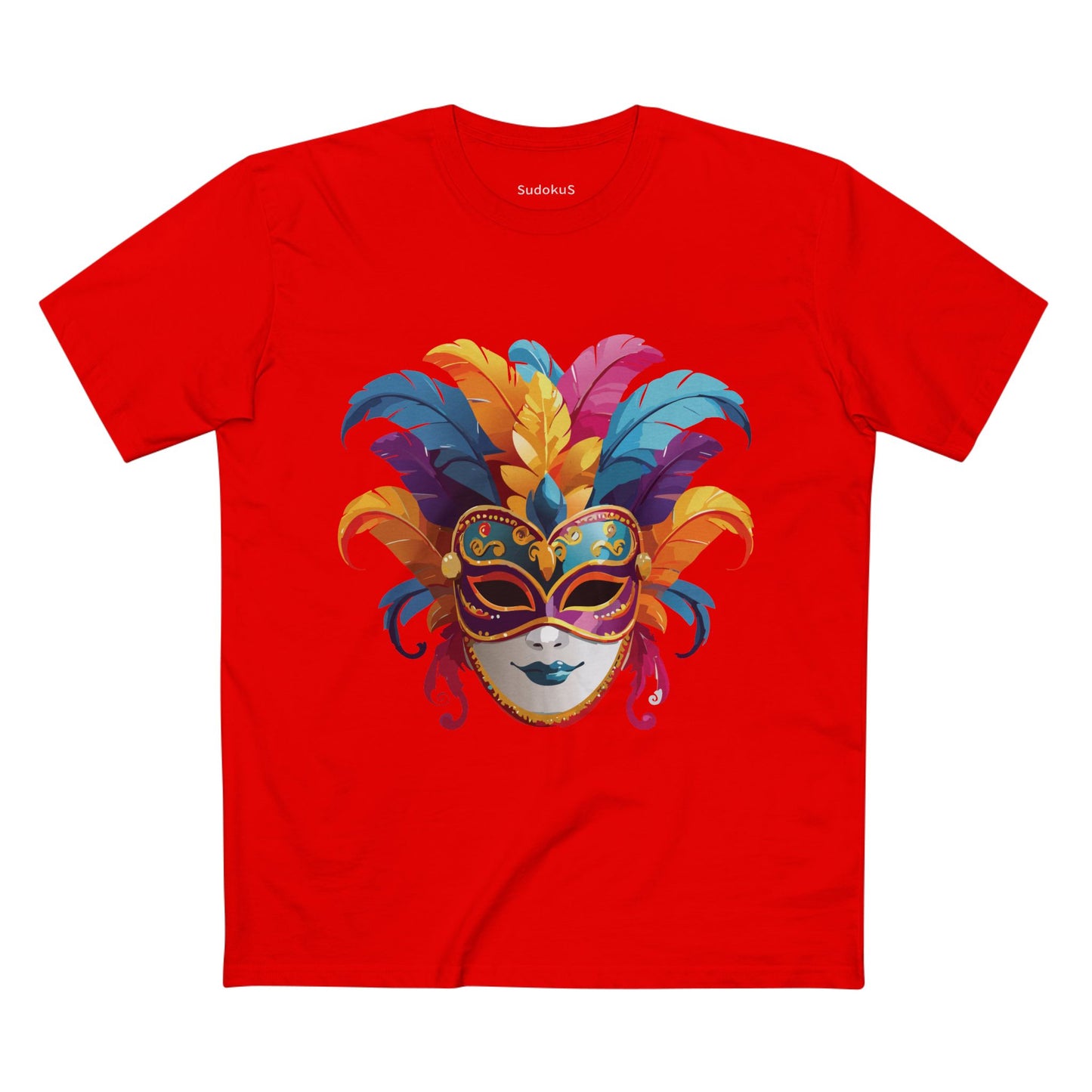 Mask Shirt, Shirt with Face - SudokuS