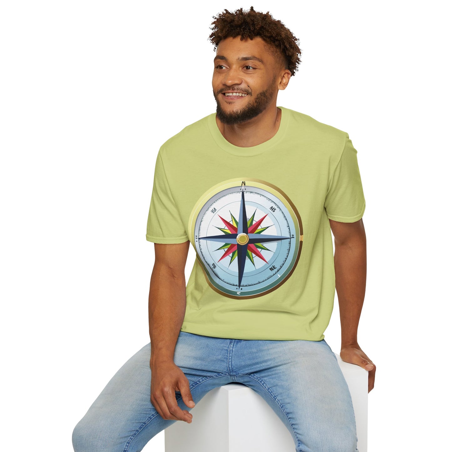 Compass T Shirt, Compass Shirt, Shirt with Compass, Navigator Shirt