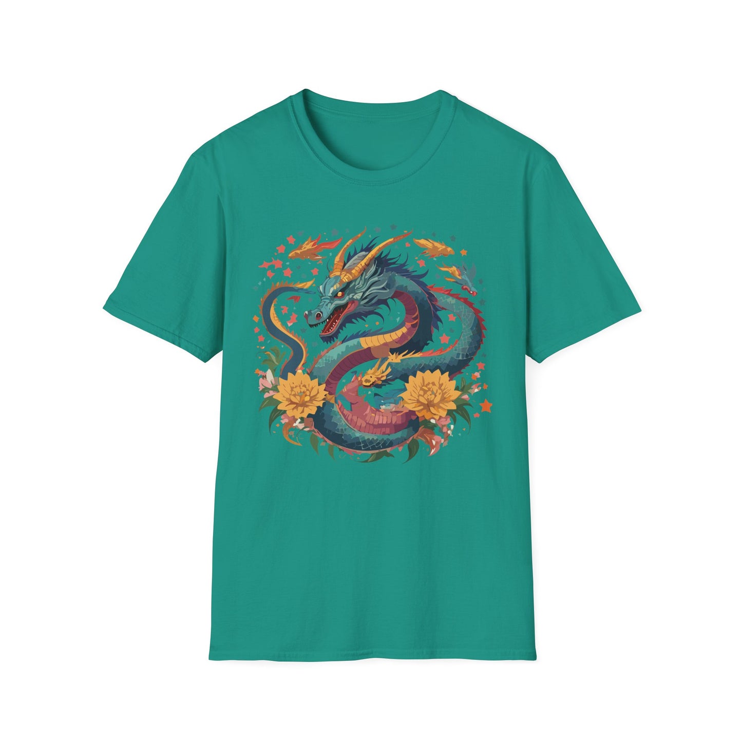 Dragon T Shirt, Dragon Shirt, Shirt with Animals, Animal Shirt