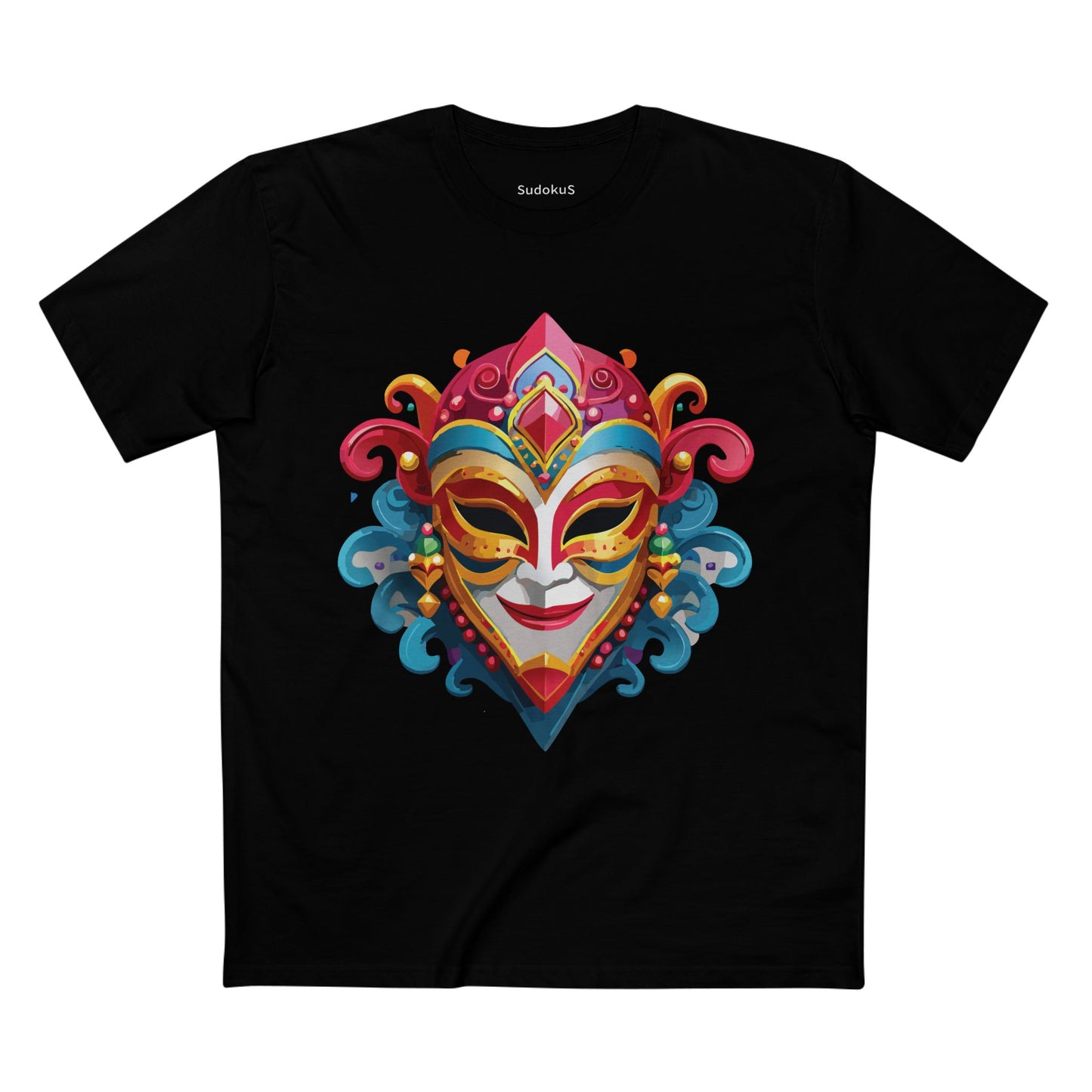 Mask Shirt, Shirt with Face - SudokuS