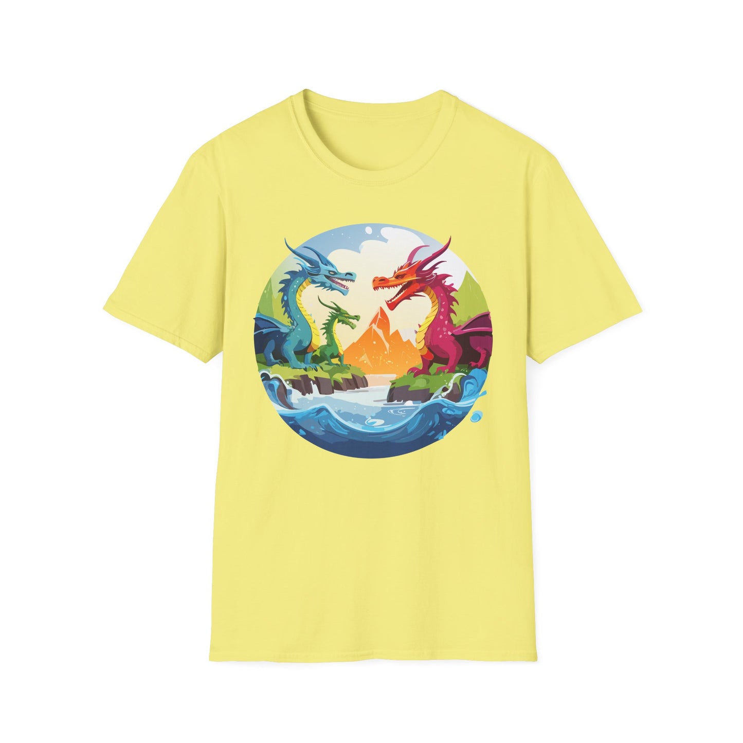 Dragon T Shirt, Dragon Shirt, Shirt with Animals, Animal Shirt