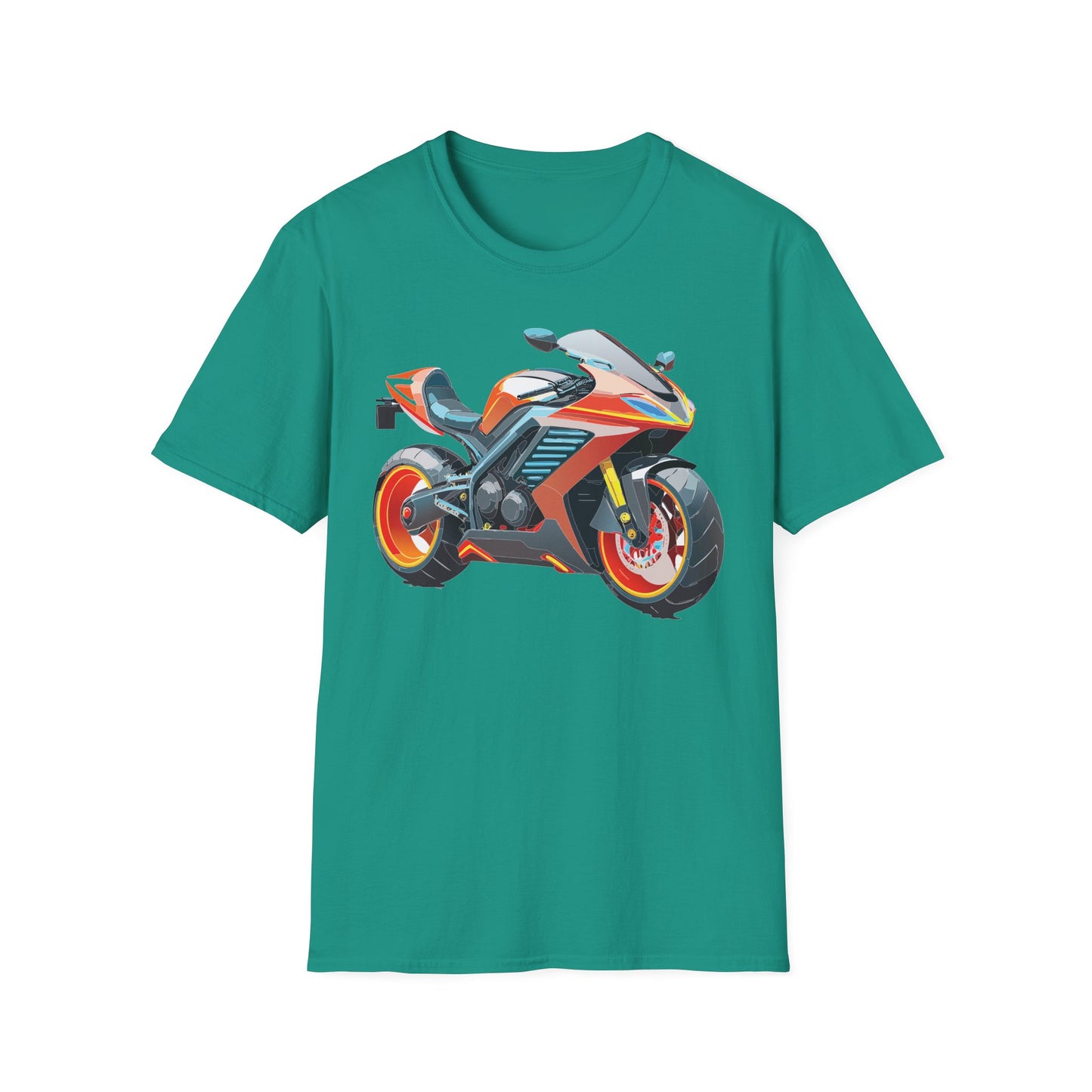 Bike T Shirt, Moto Shirt, Shirt with Motorcycle, MTB T Shirts