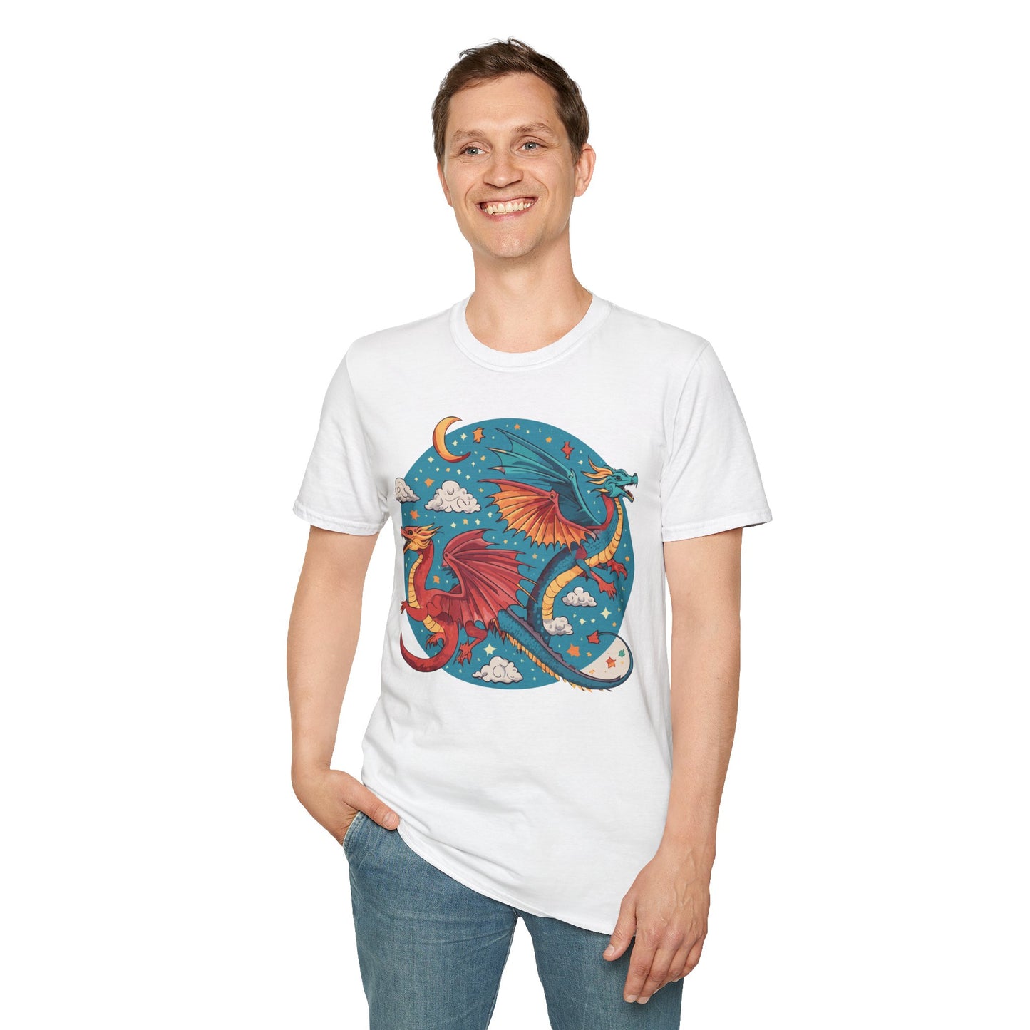 Dragon T Shirt, Dragon Shirt, Shirt with Animals, Animal Shirt