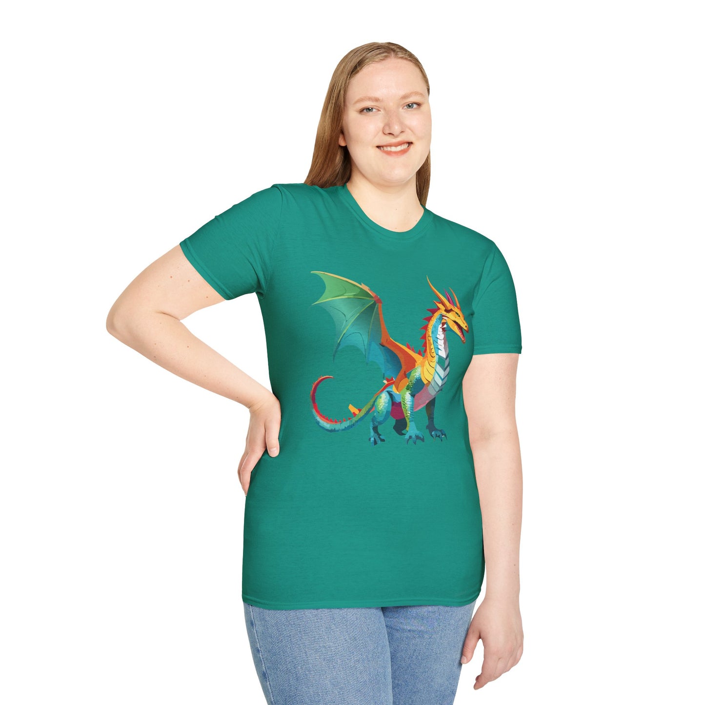 Dragon T Shirt, Dragon Shirt, Shirt with Animals, Animal Shirt