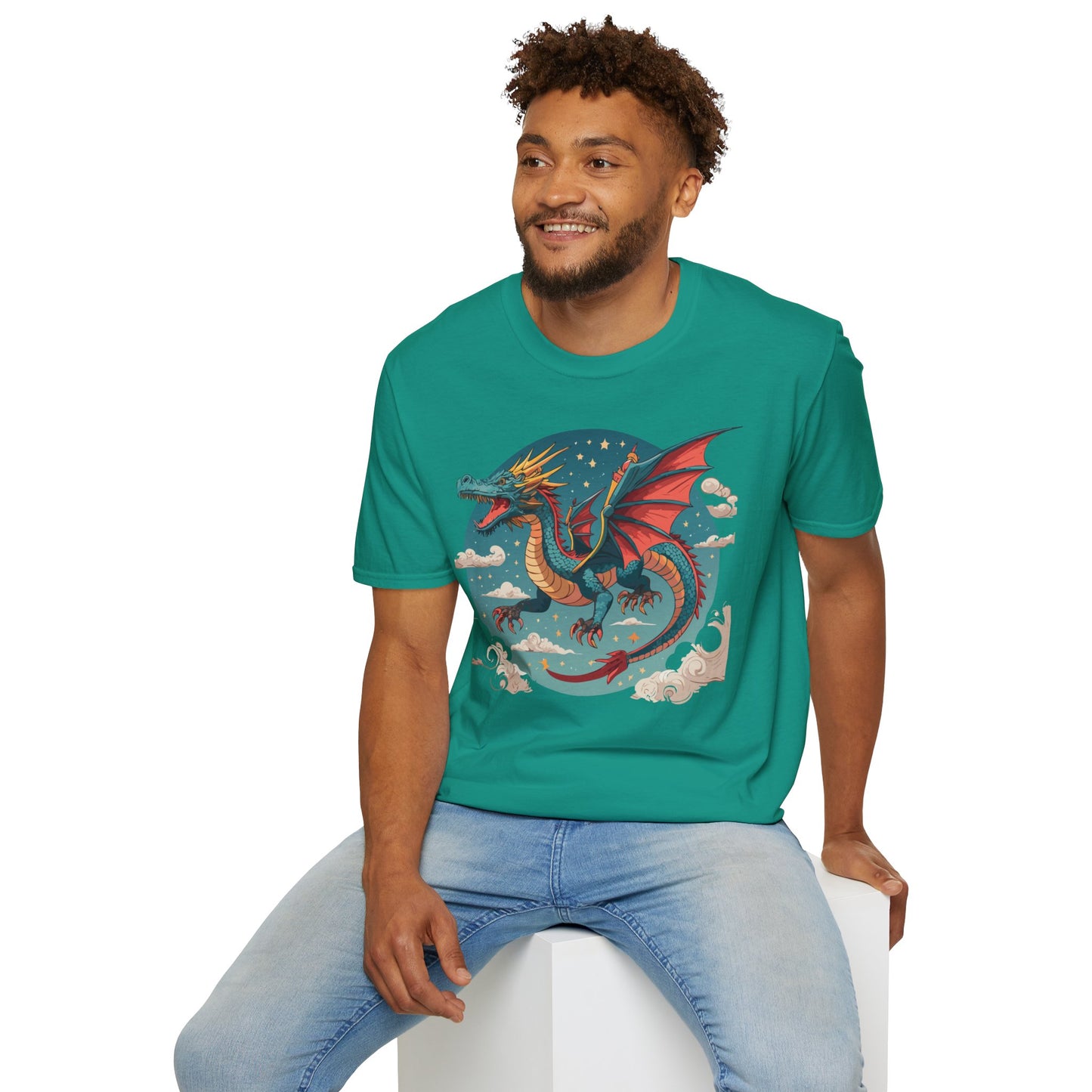 Dragon T Shirt, Dragon Shirt, Shirt with Animals, Animal Shirt