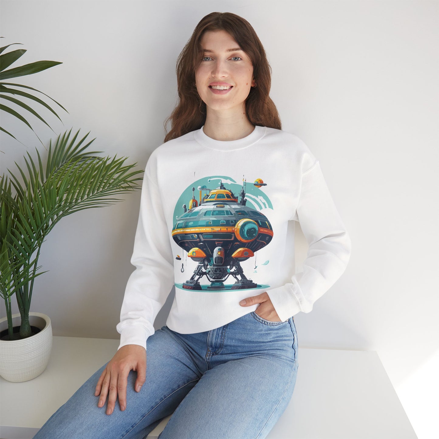 Space Shuttle Sweatshirt, Cosmic Sweatshirt, Astronaut Sweatshirt, Space Cosmic Sweatshirt