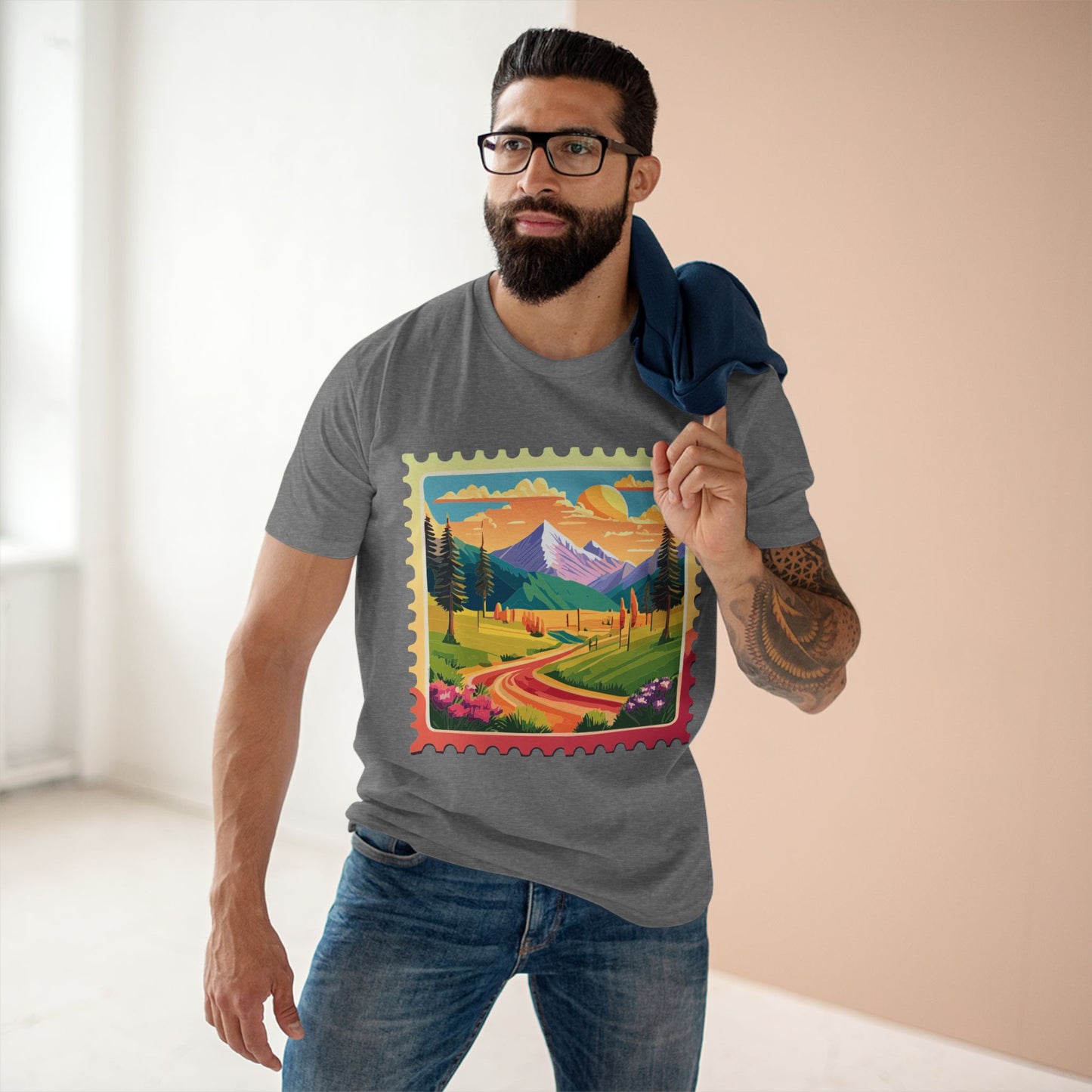 Stamp Shirt, Postage Stamp Shirt