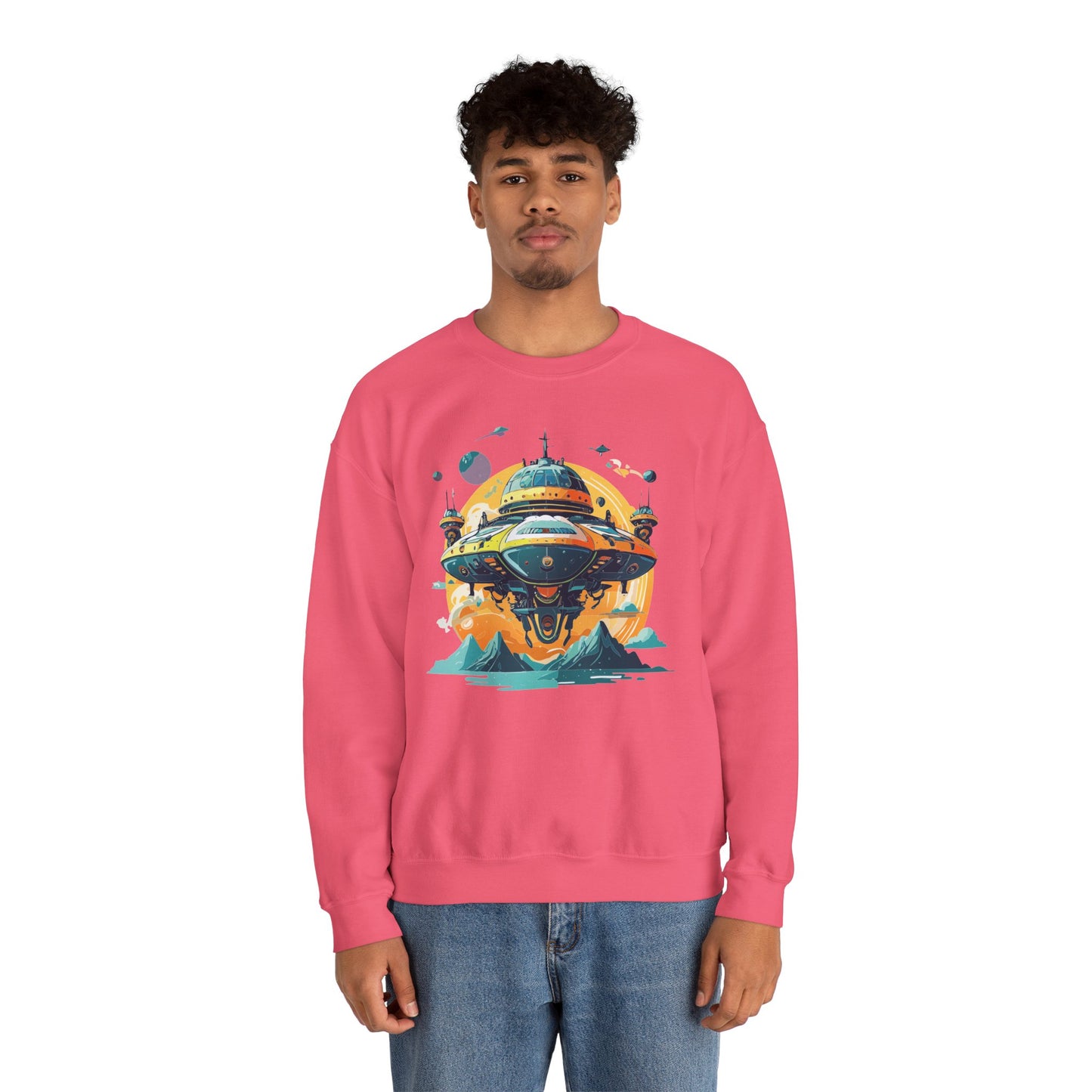Space Shuttle Sweatshirt, Cosmic Sweatshirt, Astronaut Sweatshirt, Space Cosmic Sweatshirt