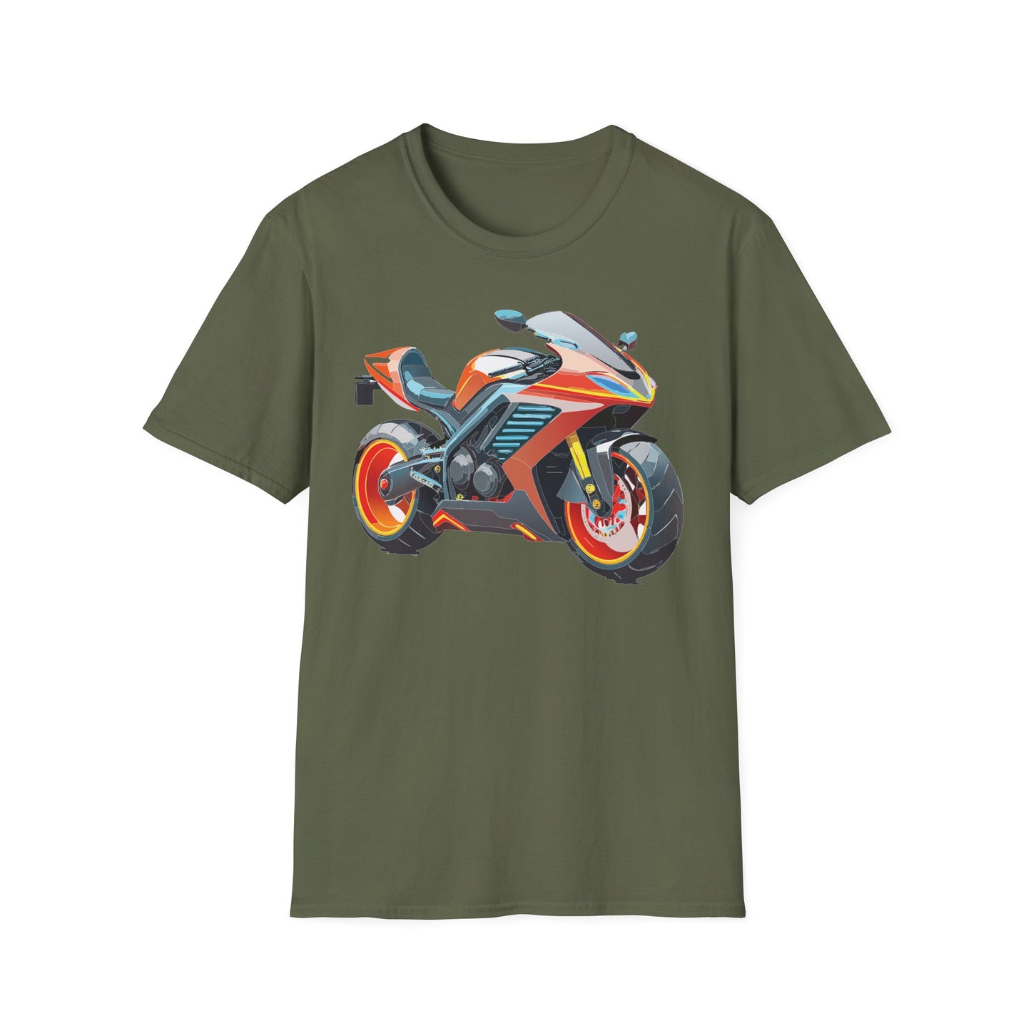 Bike T Shirt, Moto Shirt, Shirt with Motorcycle, MTB T Shirts