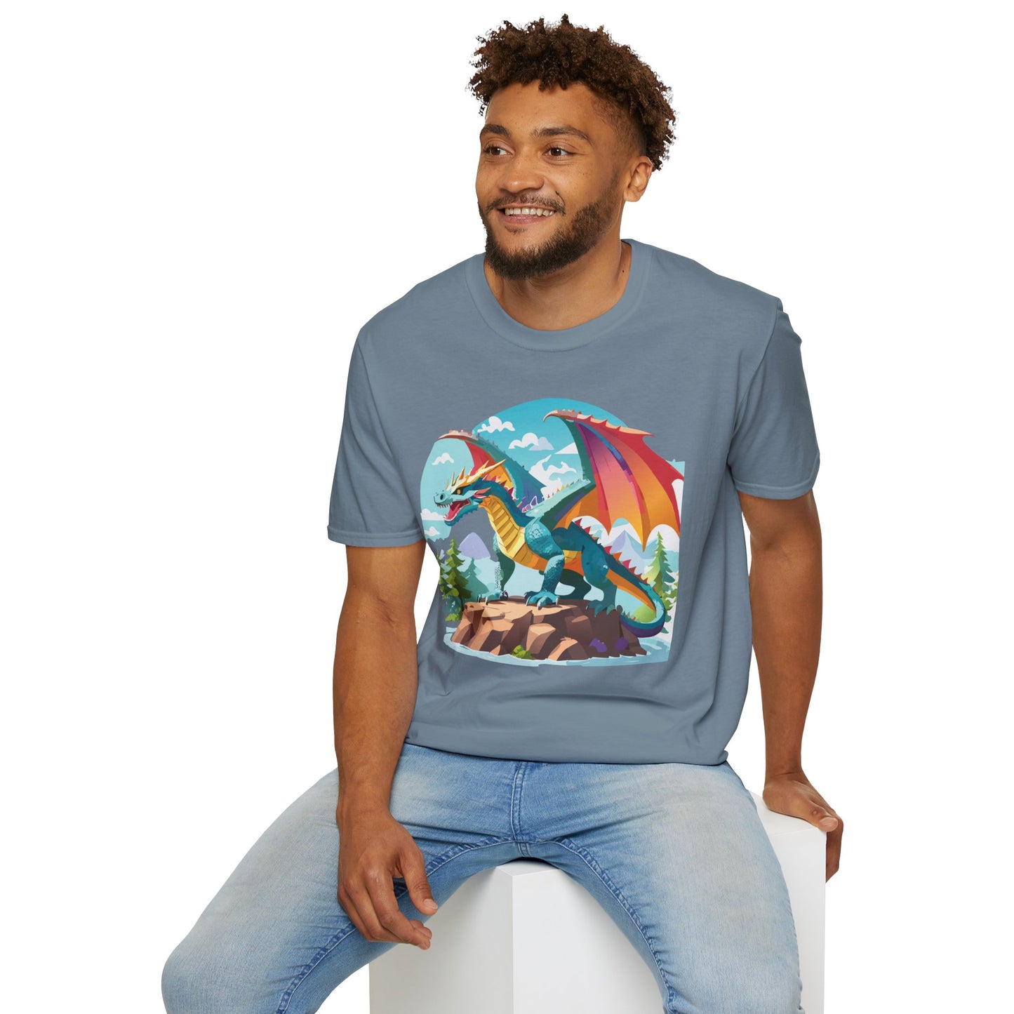 Dragon T Shirt, Dragon Shirt, Shirt with Animals, Animal Shirt