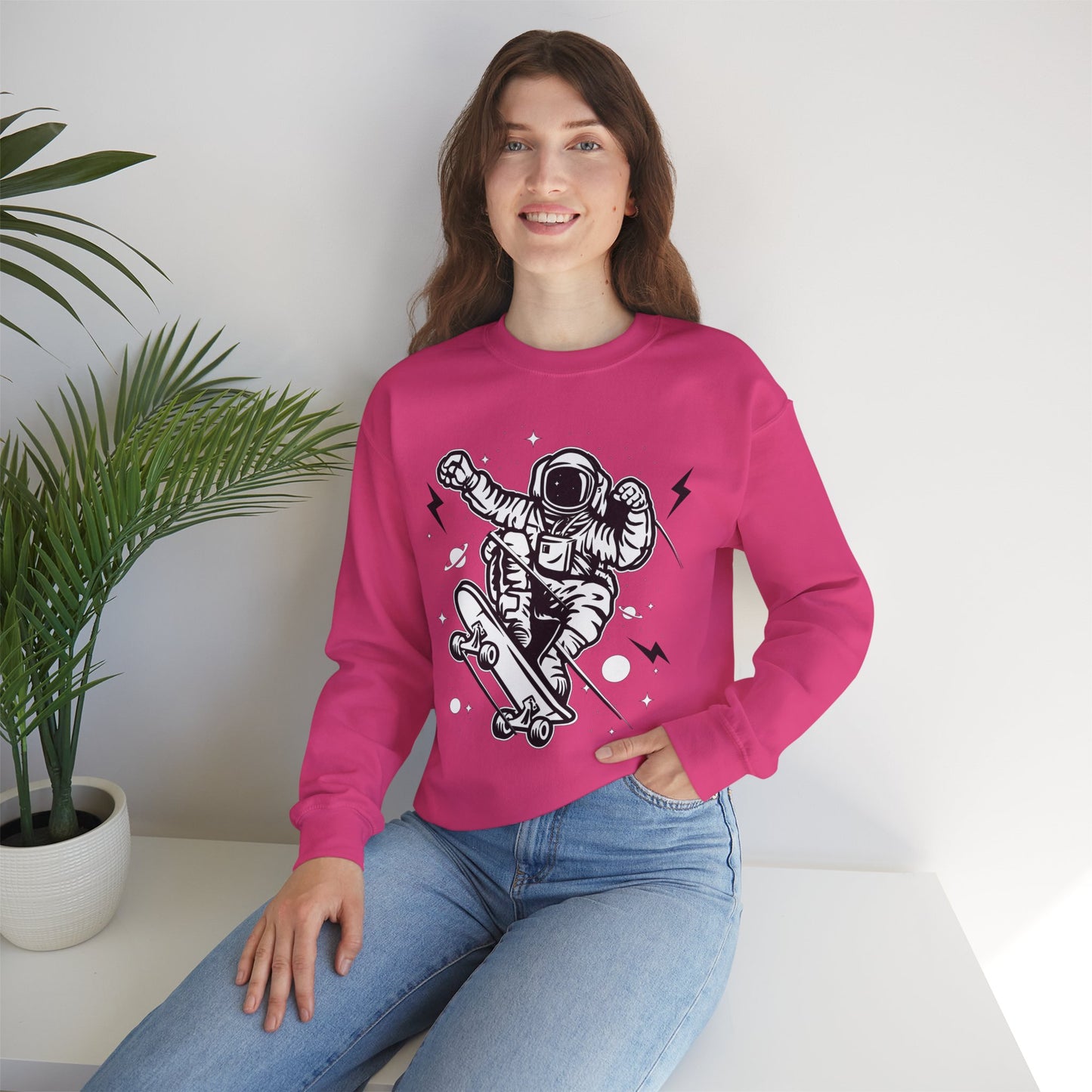 Space Shuttle Sweatshirt, Cosmic Sweatshirt, Astronaut Sweatshirt, Space Cosmic Sweatshirt