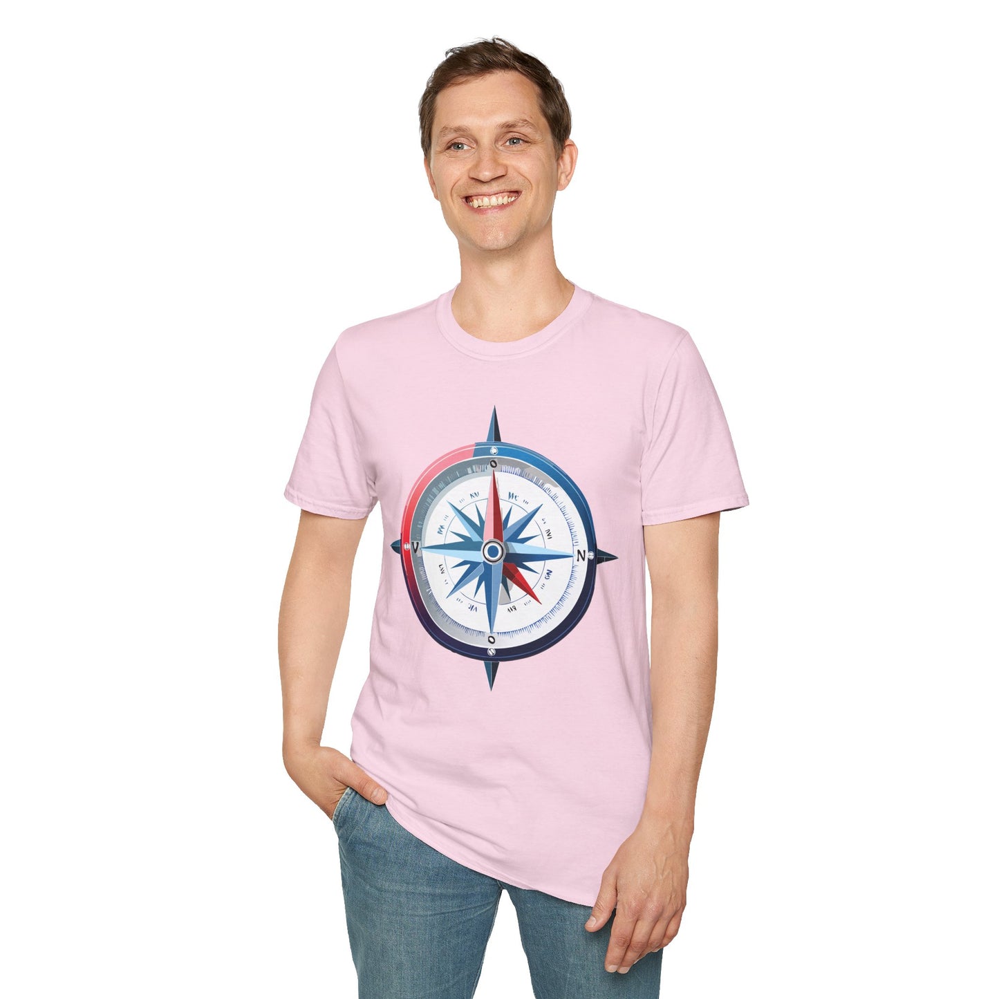 Compass T Shirt, Compass Shirt, Shirt with Compass, Navigator Shirt