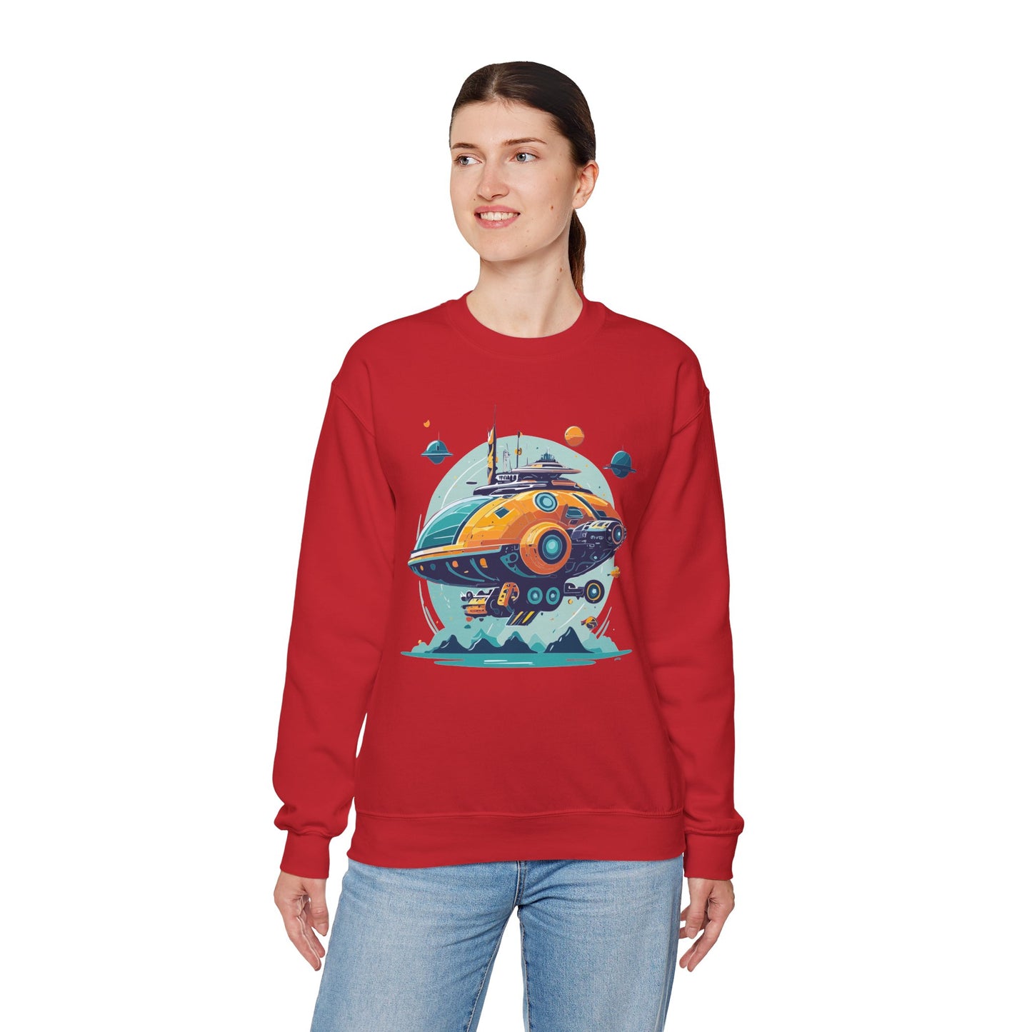 Space Shuttle Sweatshirt, Cosmic Sweatshirt, Astronaut Sweatshirt, Space Cosmic Sweatshirt
