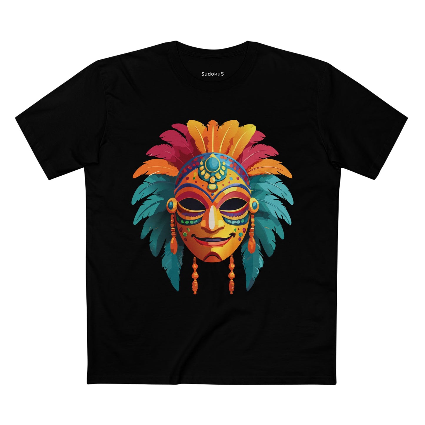 Mask Shirt, Shirt with Face - SudokuS