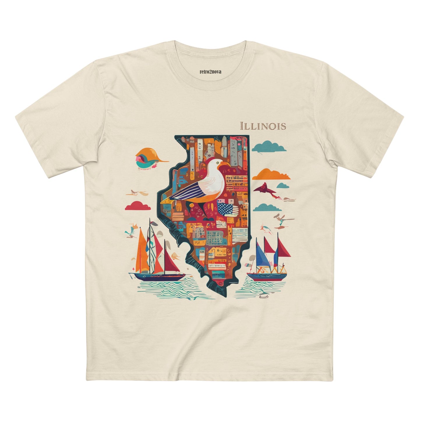 US State Shirts, Illinois Shirt