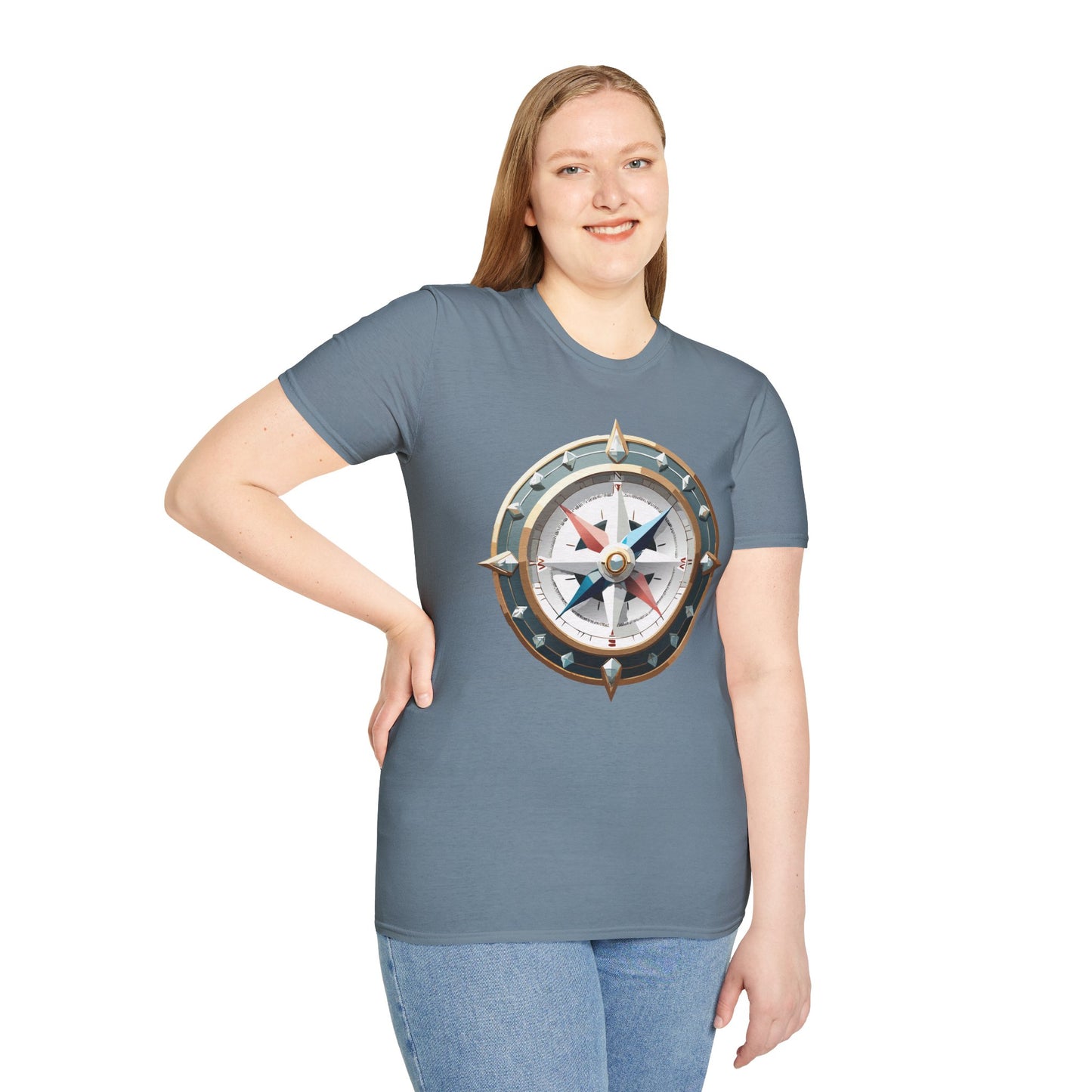 Compass T Shirt, Compass Shirt, Shirt with Compass, Navigator Shirt