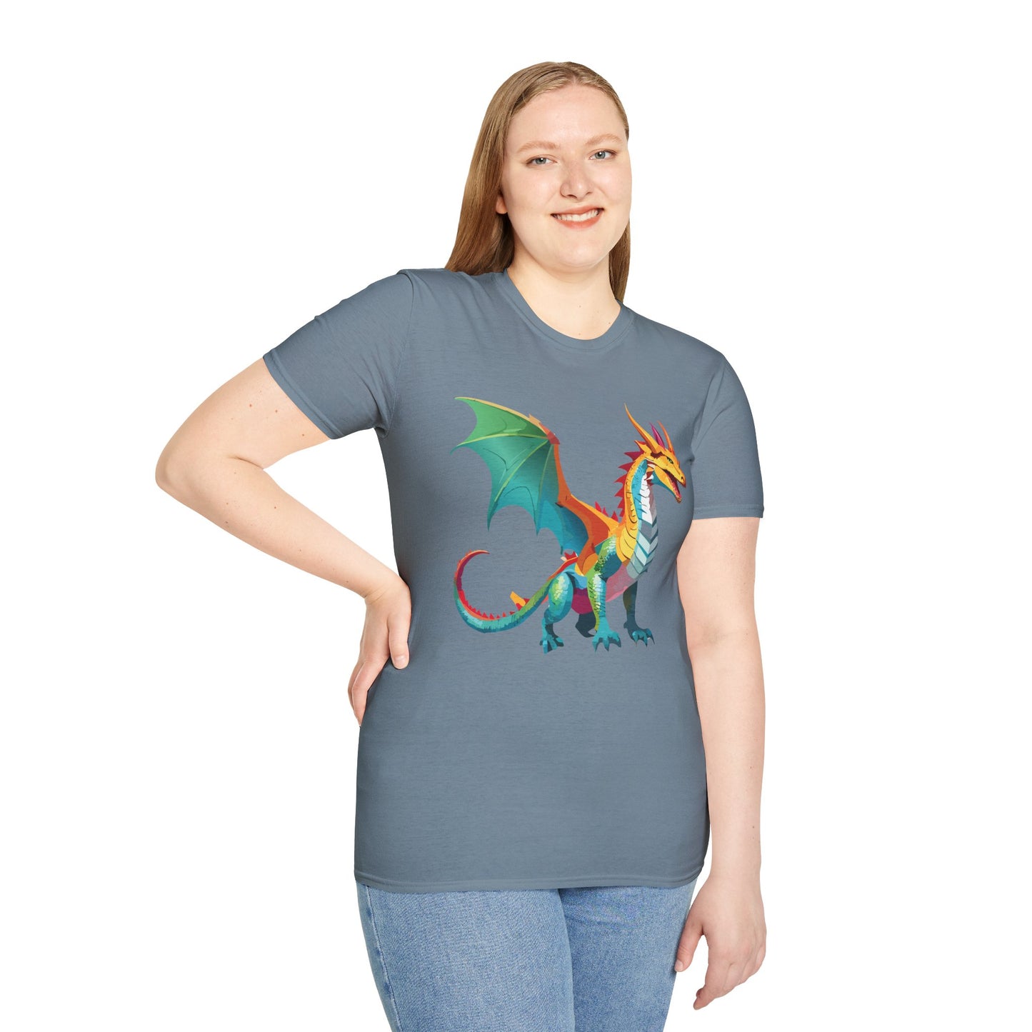 Dragon T Shirt, Dragon Shirt, Shirt with Animals, Animal Shirt