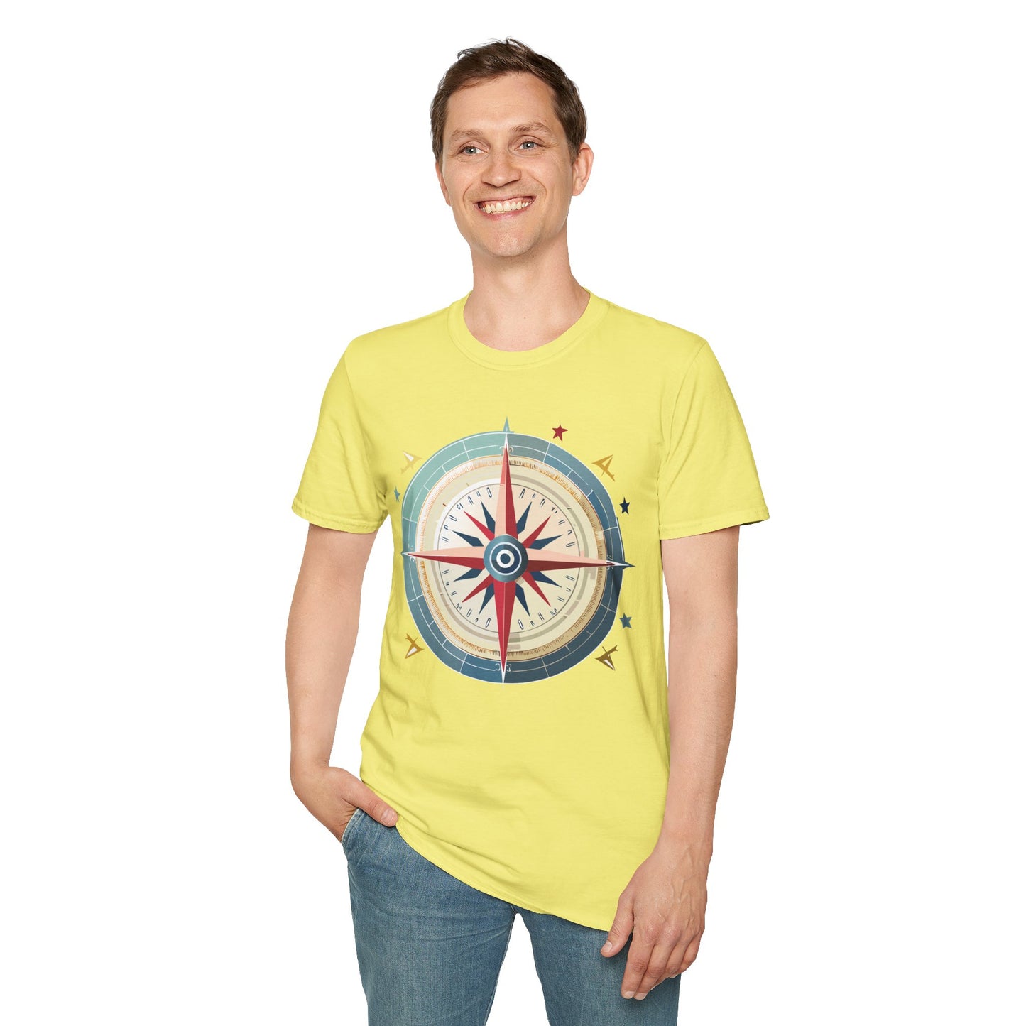 Compass T Shirt, Compass Shirt, Shirt with Compass, Navigator Shirt