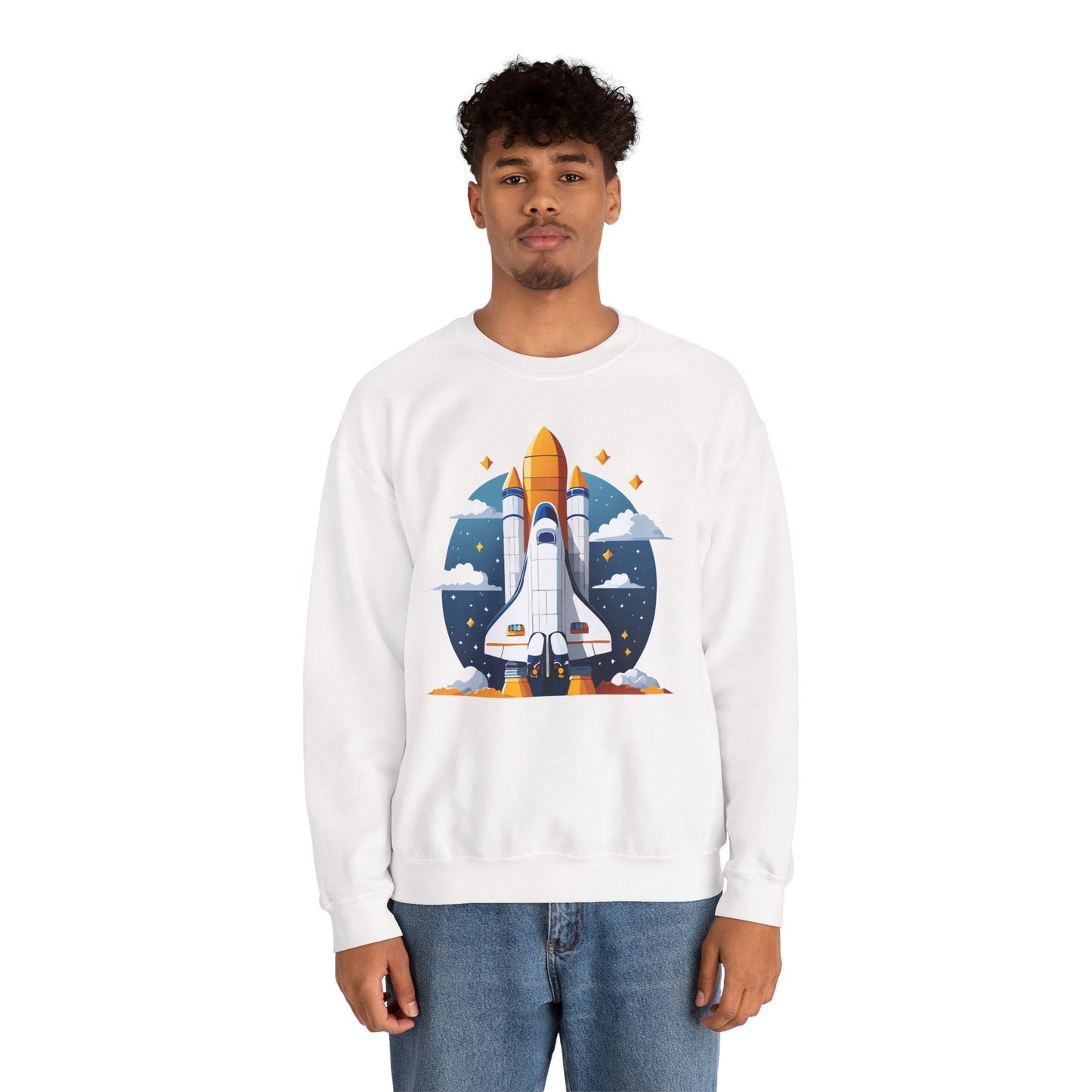 Space Shuttle Sweatshirt, Cosmic Sweatshirt, Astronaut Sweatshirt, Space Cosmic Sweatshirt