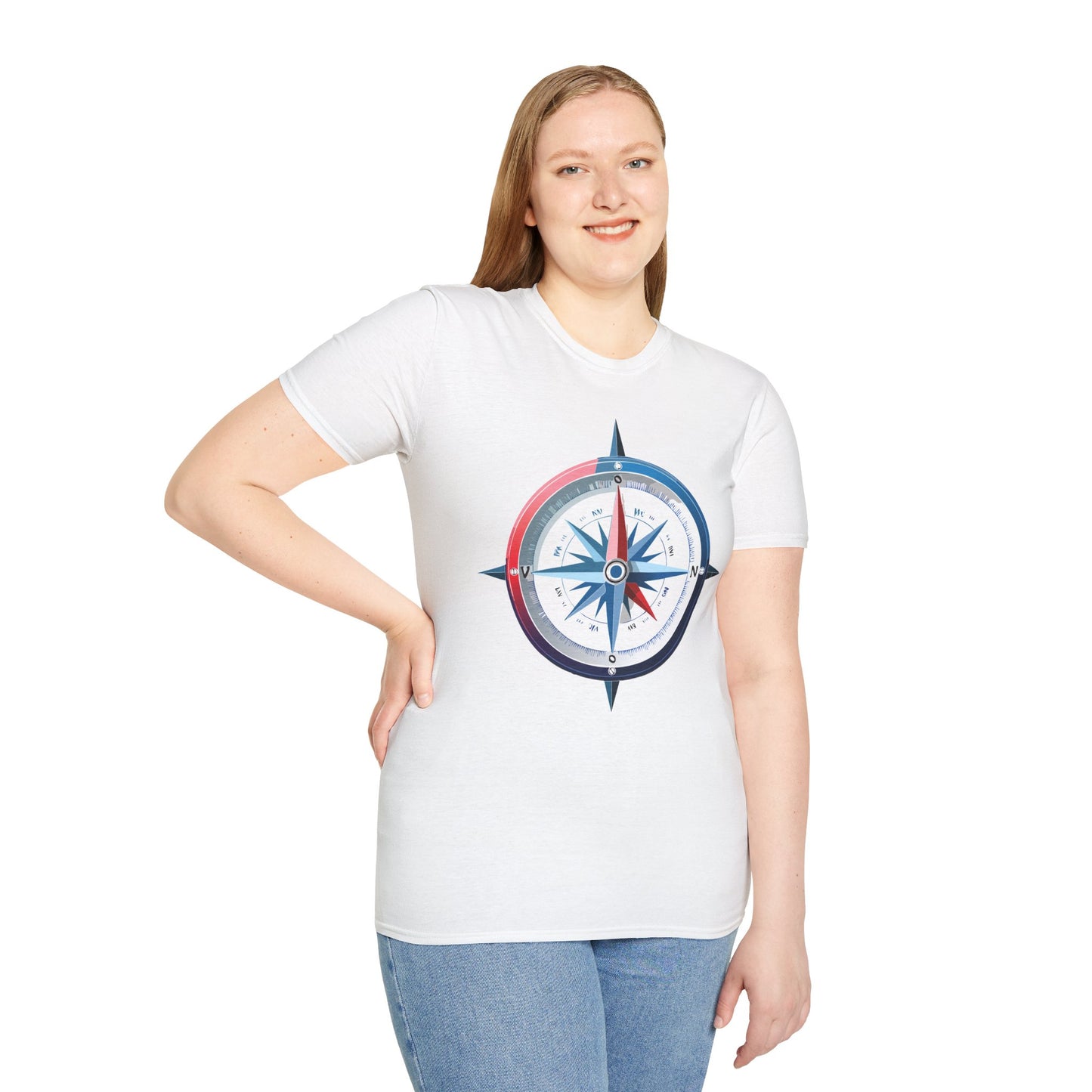 Compass T Shirt, Compass Shirt, Shirt with Compass, Navigator Shirt