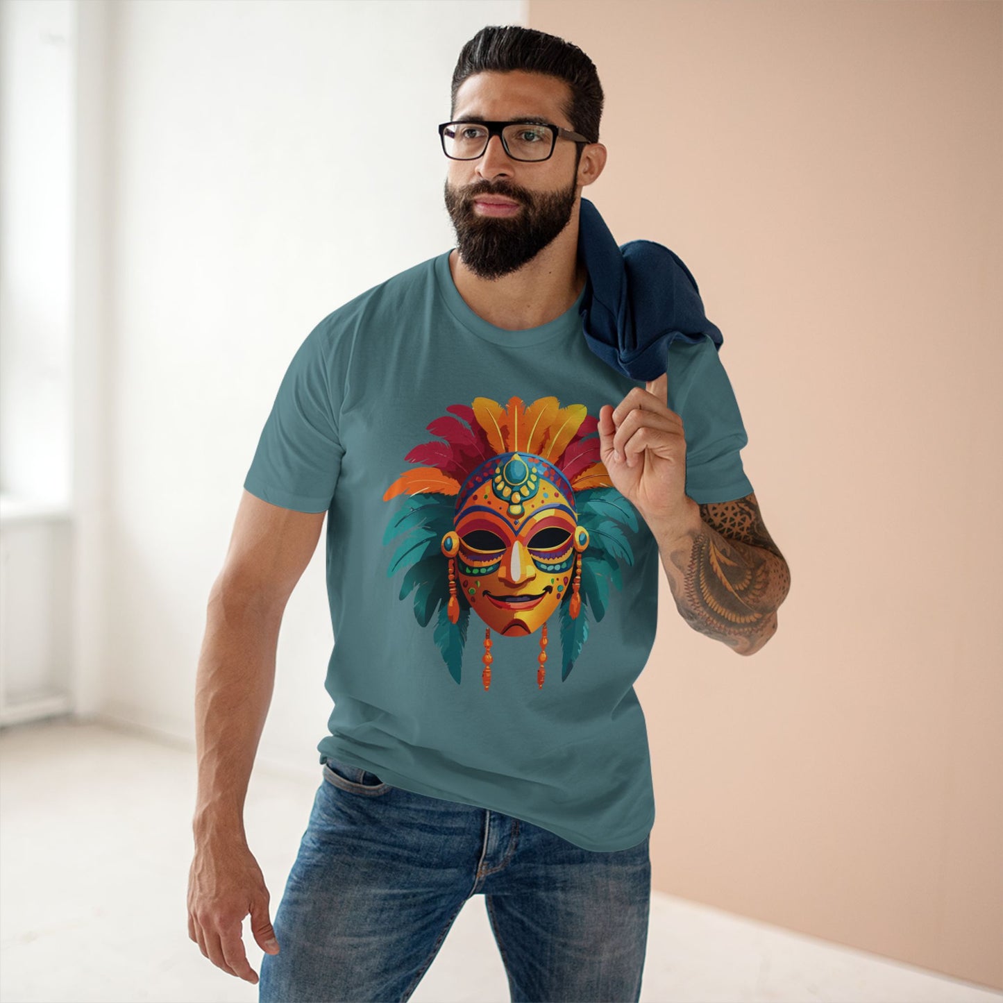 Mask Shirt, Shirt with Face - SudokuS