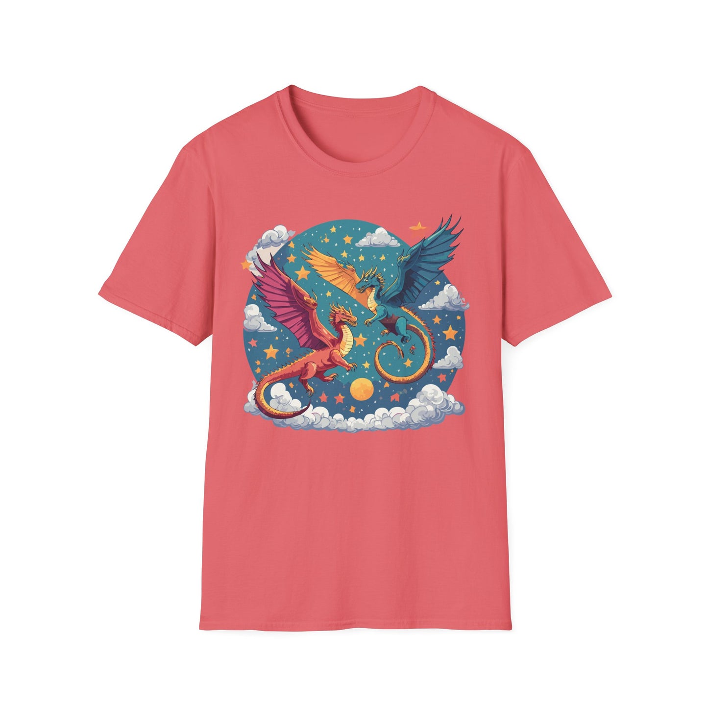 Dragon T Shirt, Dragon Shirt, Shirt with Animals, Animal Shirt