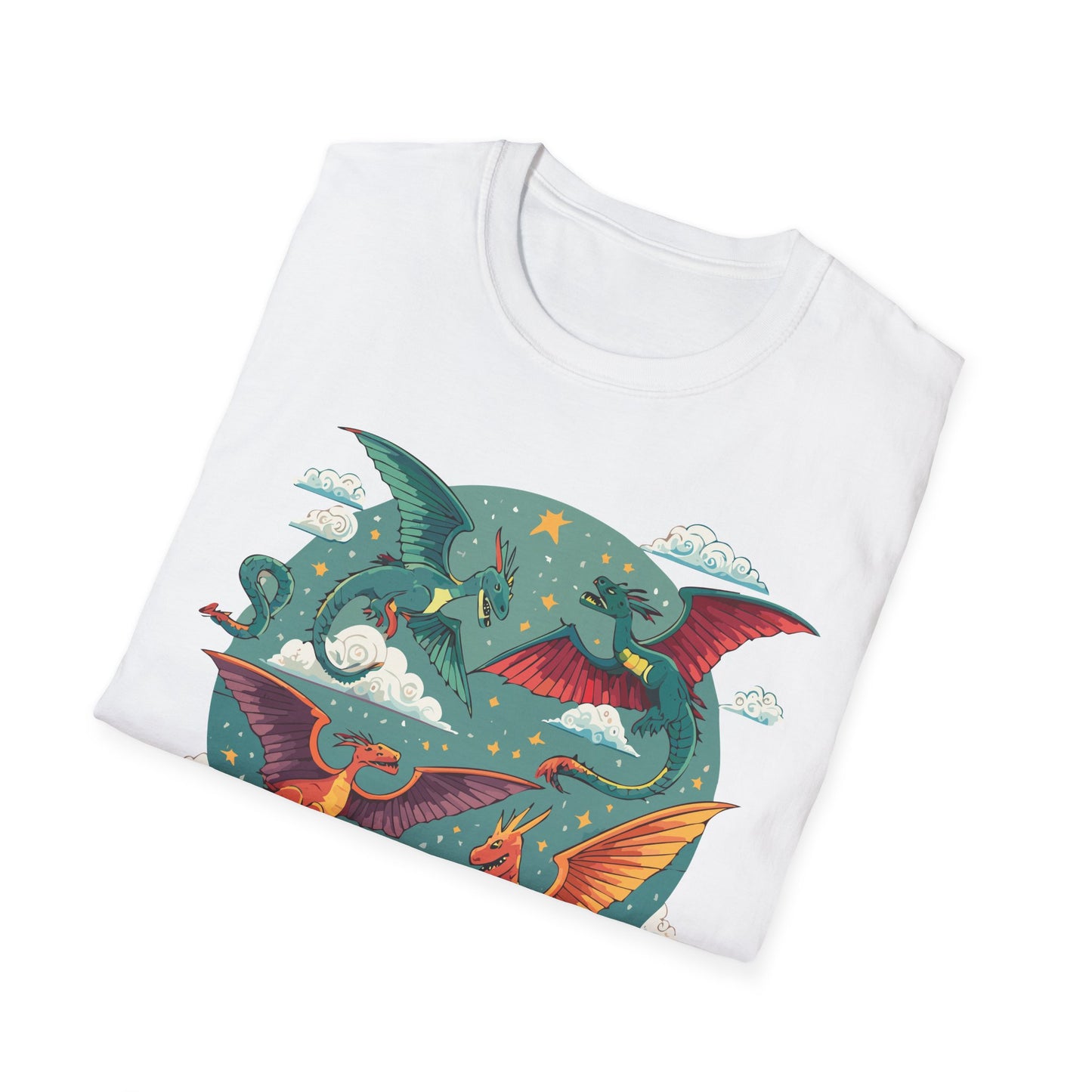 Dragon T Shirt, Dragon Shirt, Shirt with Animals, Animal Shirt
