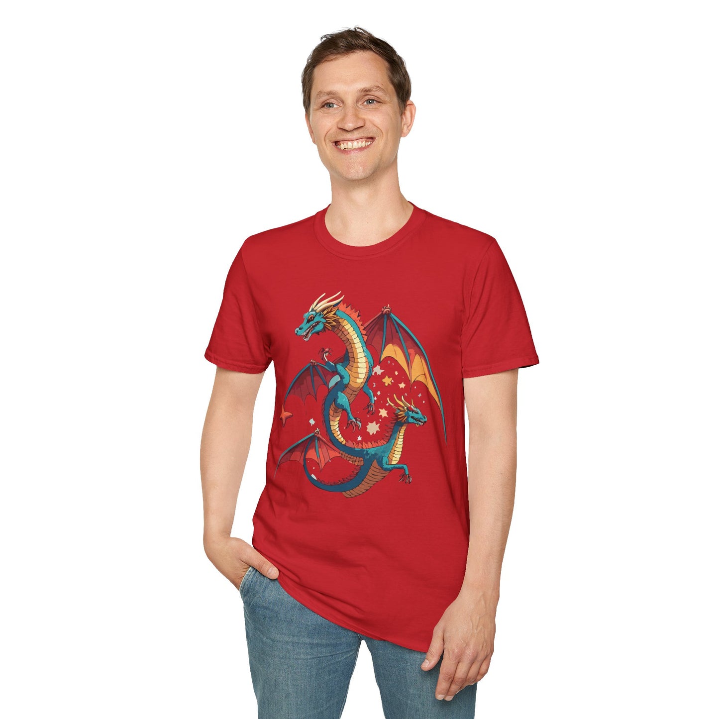 Dragon T Shirt, Dragon Shirt, Shirt with Animals, Animal Shirt