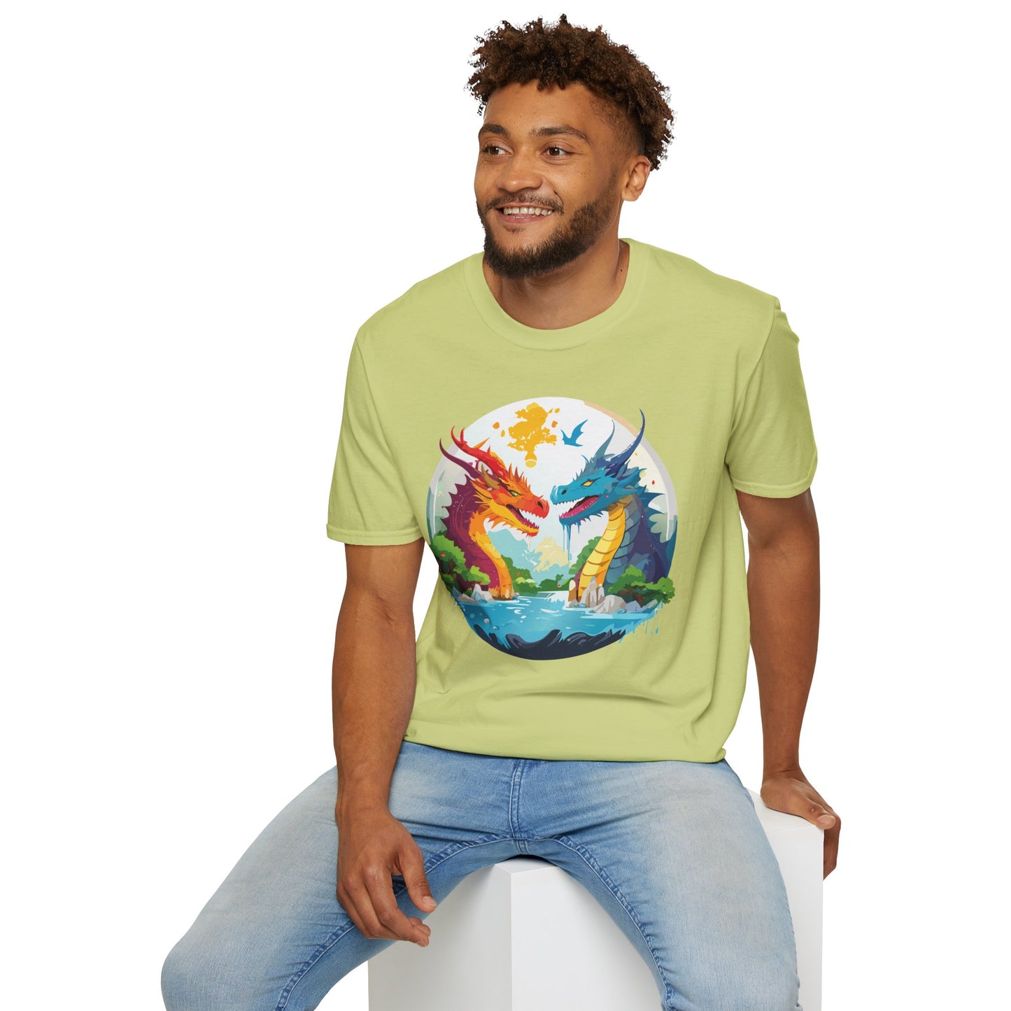 Dragon T Shirt, Dragon Shirt, Shirt with Animals, Animal Shirt