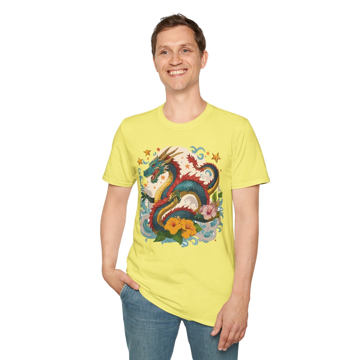 Dragon T Shirt, Dragon Shirt, Shirt with Animals, Animal Shirt