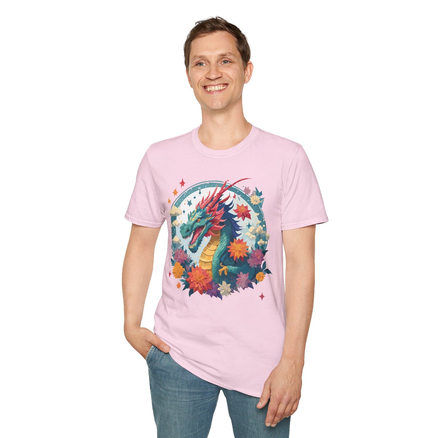 Dragon T Shirt, Dragon Shirt, Shirt with Animals, Animal Shirt