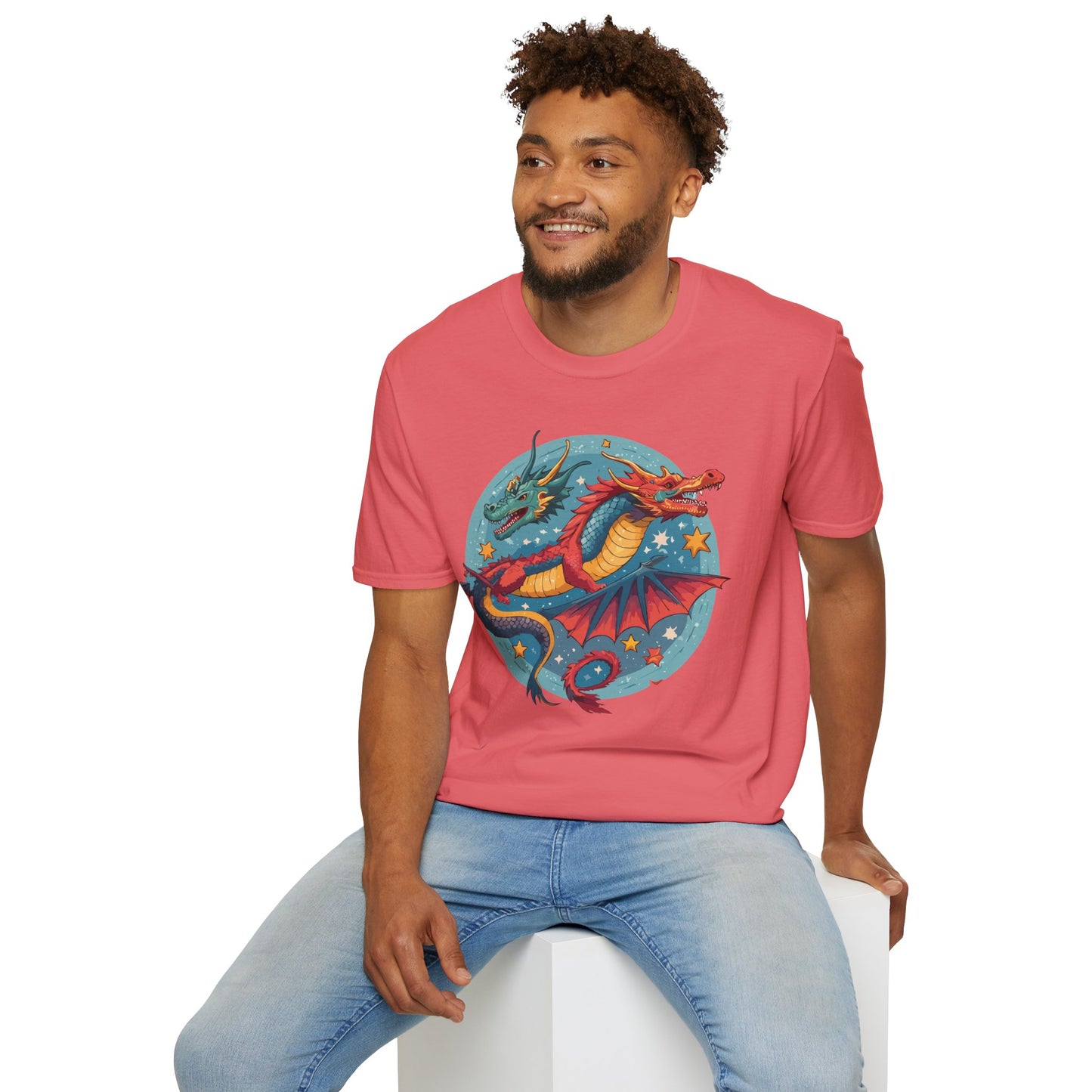 Dragon T Shirt, Dragon Shirt, Shirt with Animals, Animal Shirt