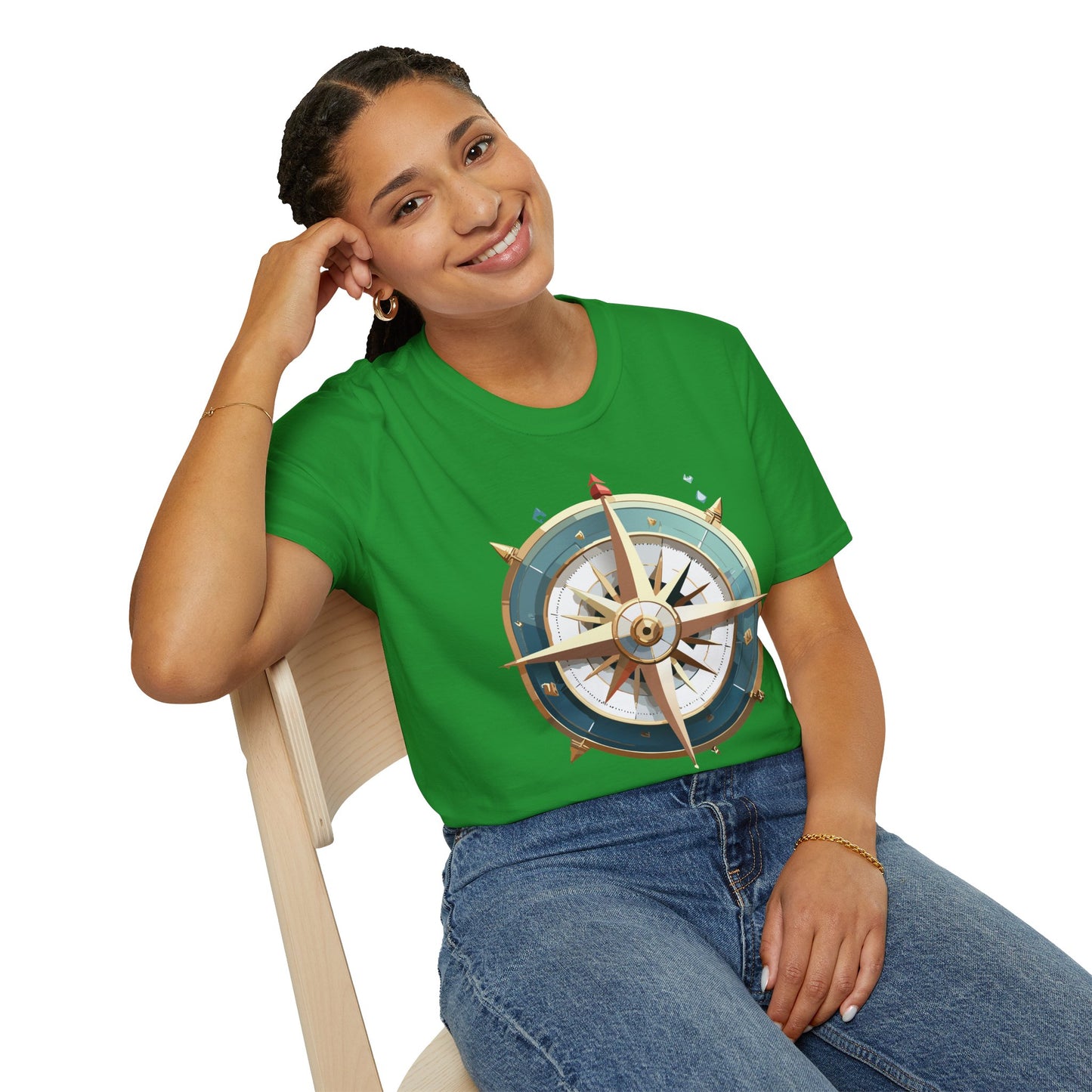 Compass T Shirt, Compass Shirt, Shirt with Compass, Navigator Shirt
