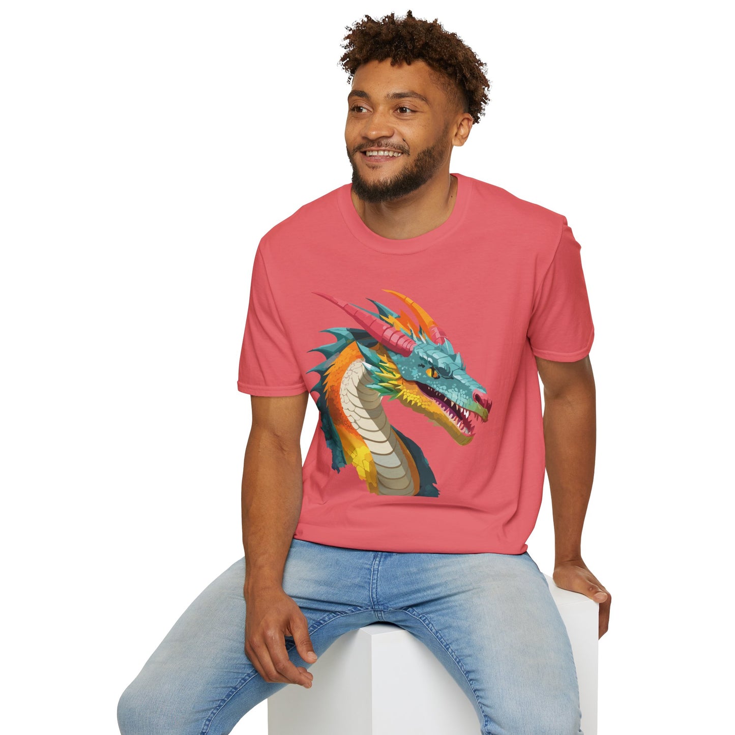 Dragon T Shirt, Dragon Shirt, Shirt with Animals, Animal Shirt