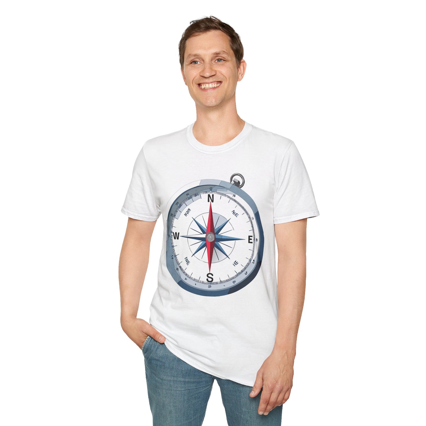 Compass T Shirt, Compass Shirt, Shirt with Compass, Navigator Shirt
