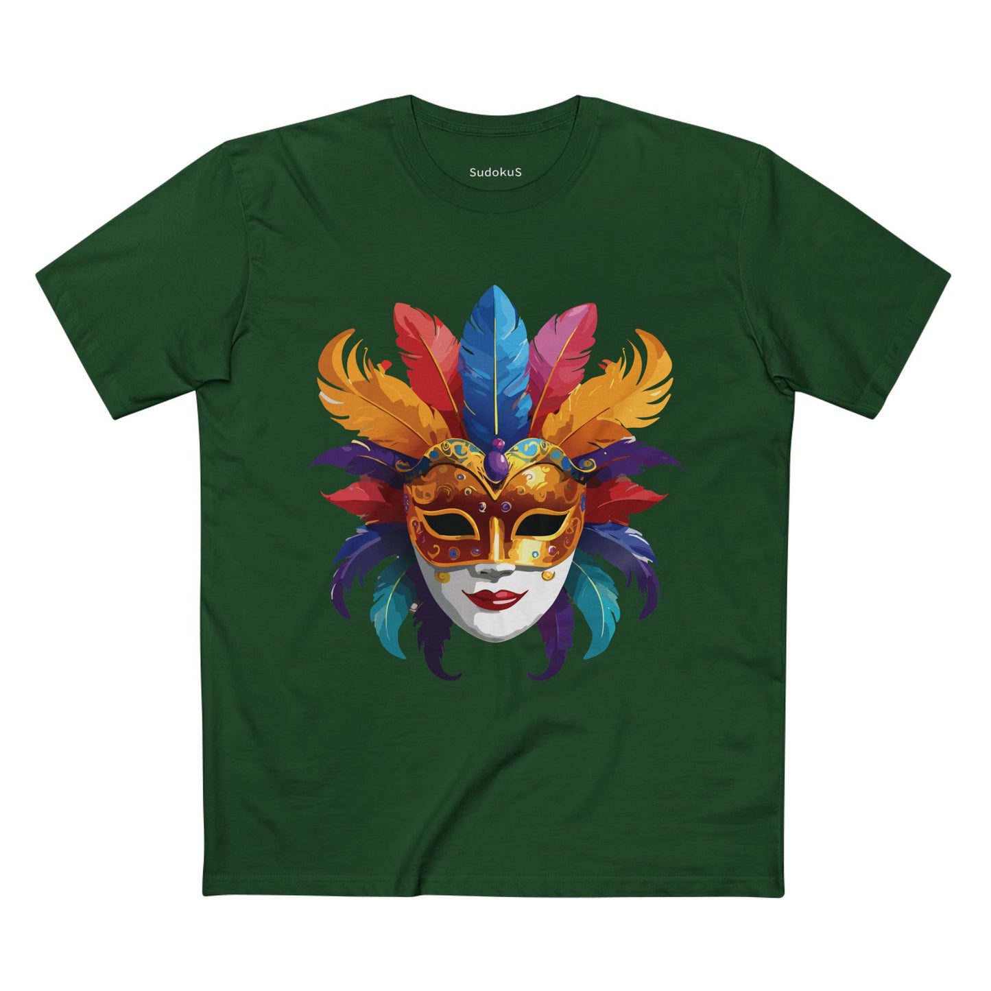 Mask Shirt, Shirt with Face - SudokuS