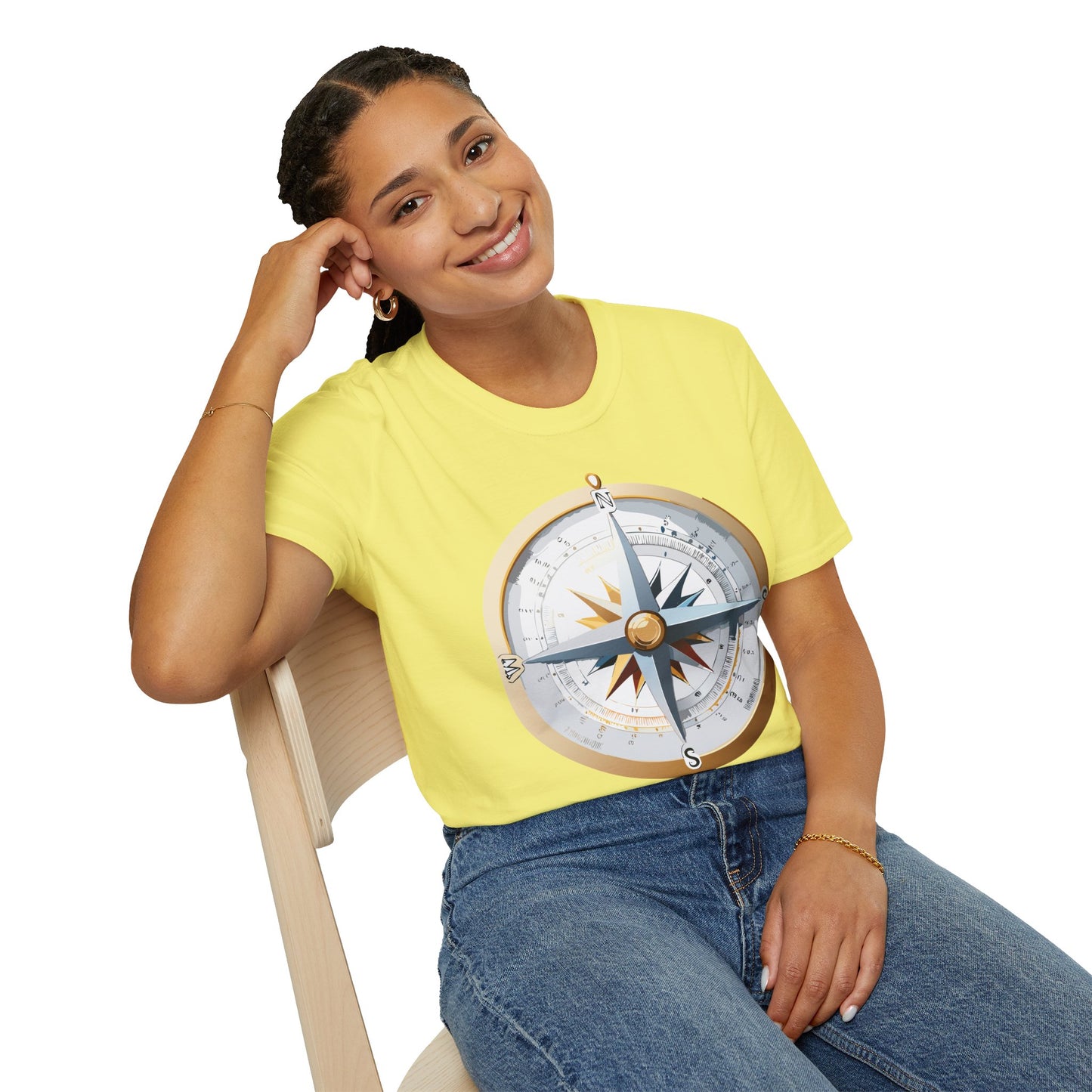 Compass T Shirt, Compass Shirt, Shirt with Compass, Navigator Shirt