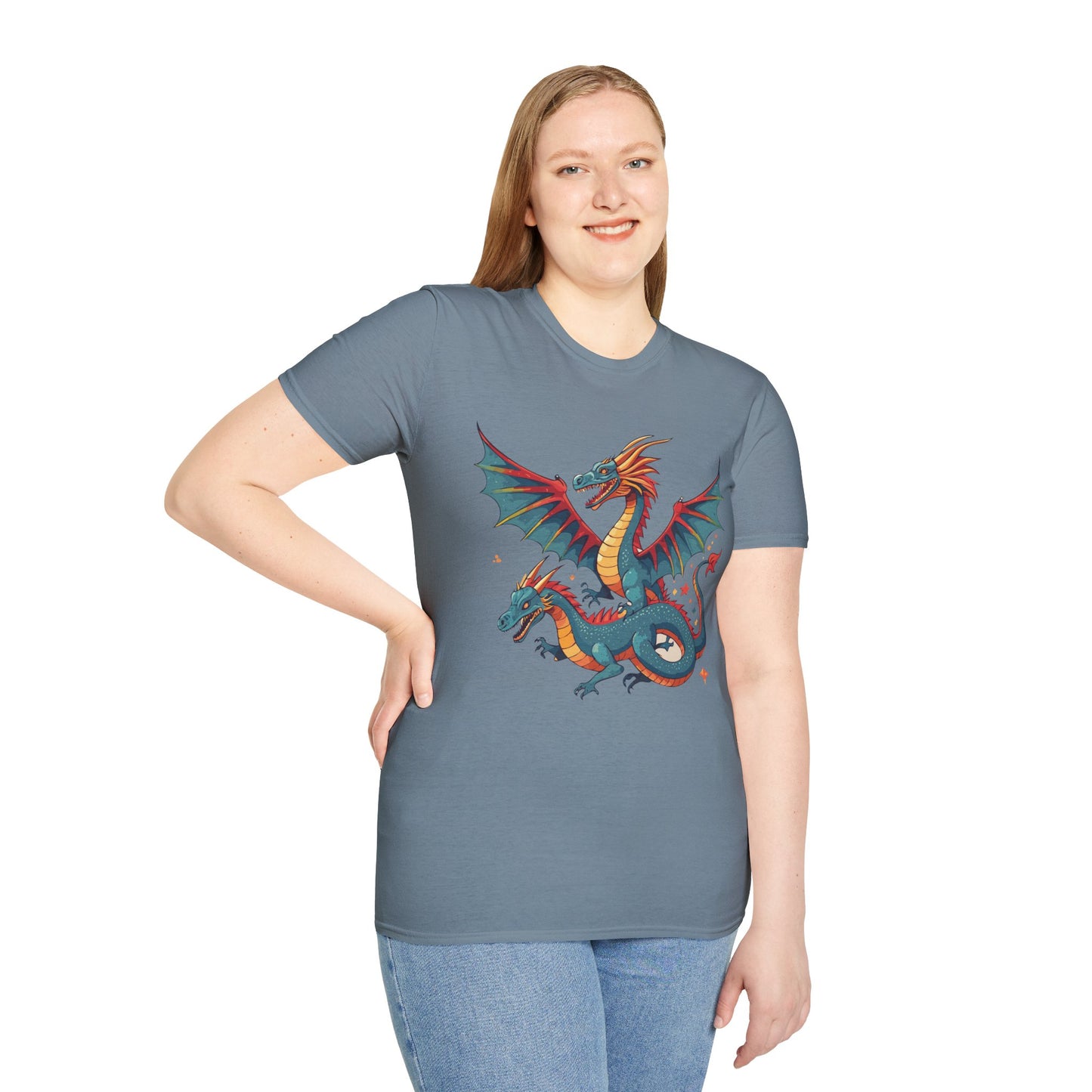 Dragon T Shirt, Dragon Shirt, Shirt with Animals, Animal Shirt