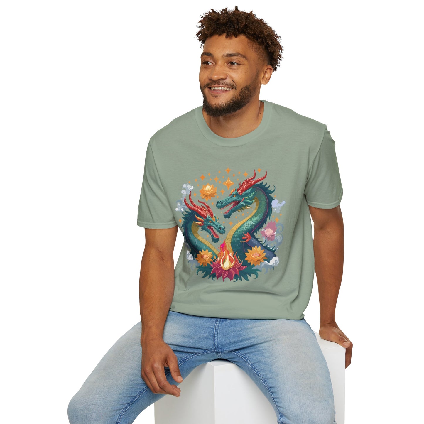Dragon T Shirt, Dragon Shirt, Shirt with Animals, Animal Shirt