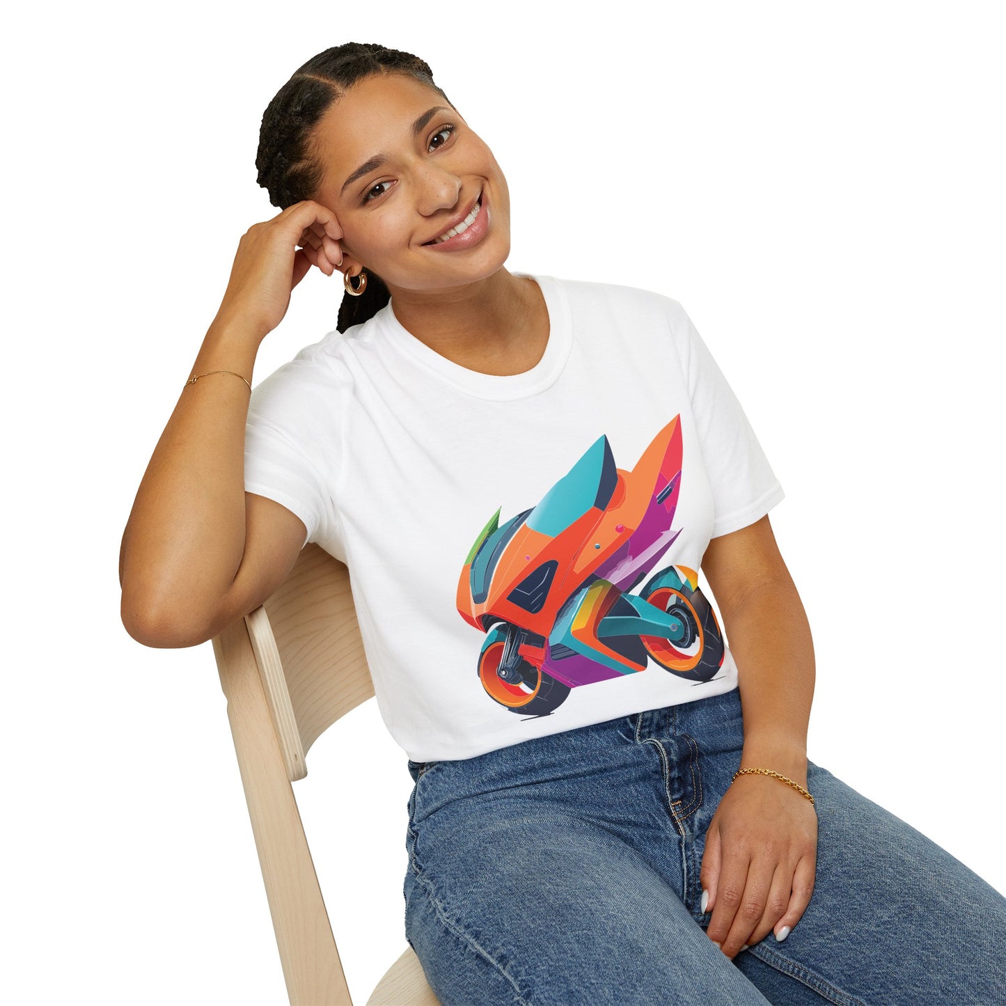 Bike T Shirt, Moto Shirt, Shirt with Motorcycle, MTB T Shirts