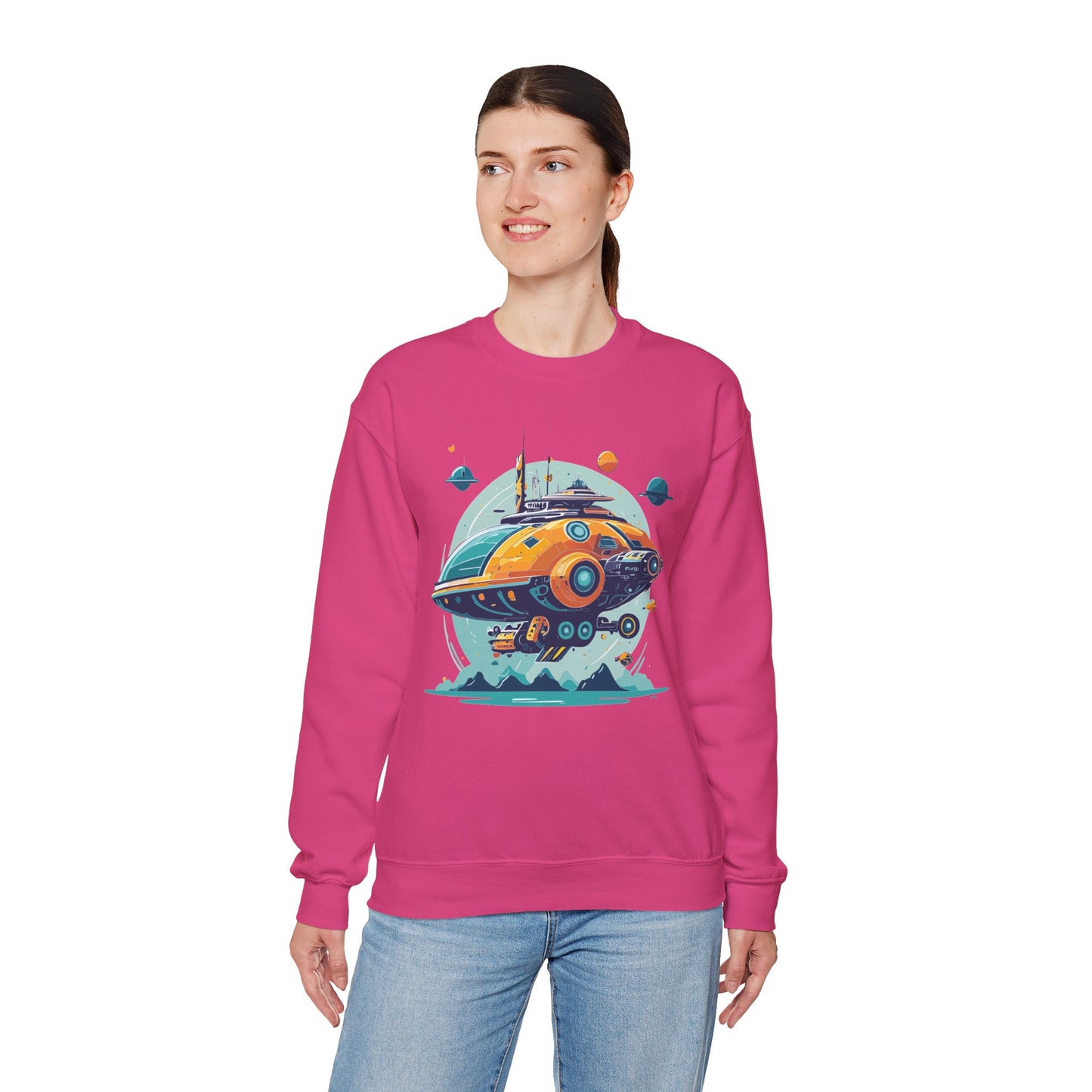 Space Shuttle Sweatshirt, Cosmic Sweatshirt, Astronaut Sweatshirt, Space Cosmic Sweatshirt