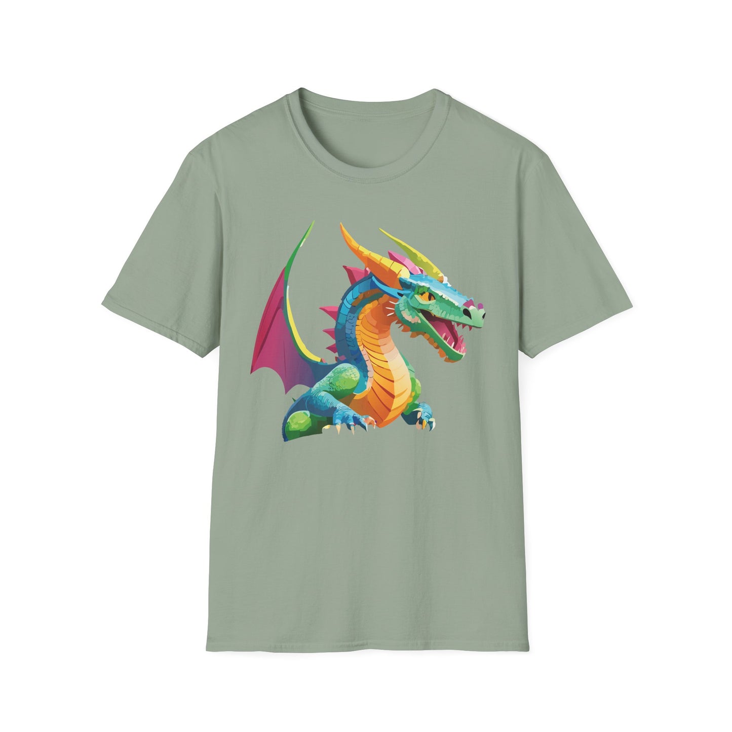 Dragon T Shirt, Dragon Shirt, Shirt with Animals, Animal Shirt